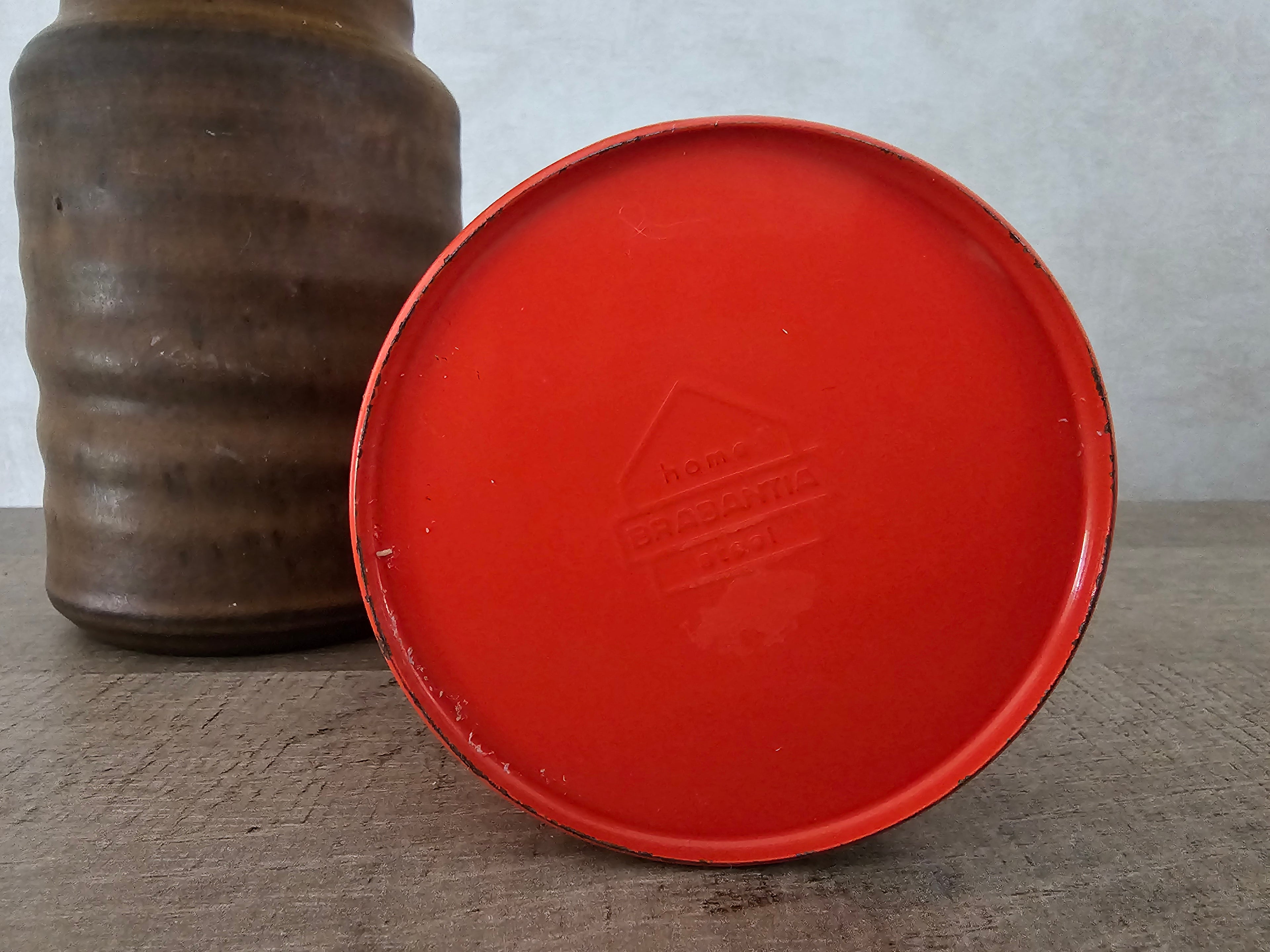 Brabantia oranje blik cacao