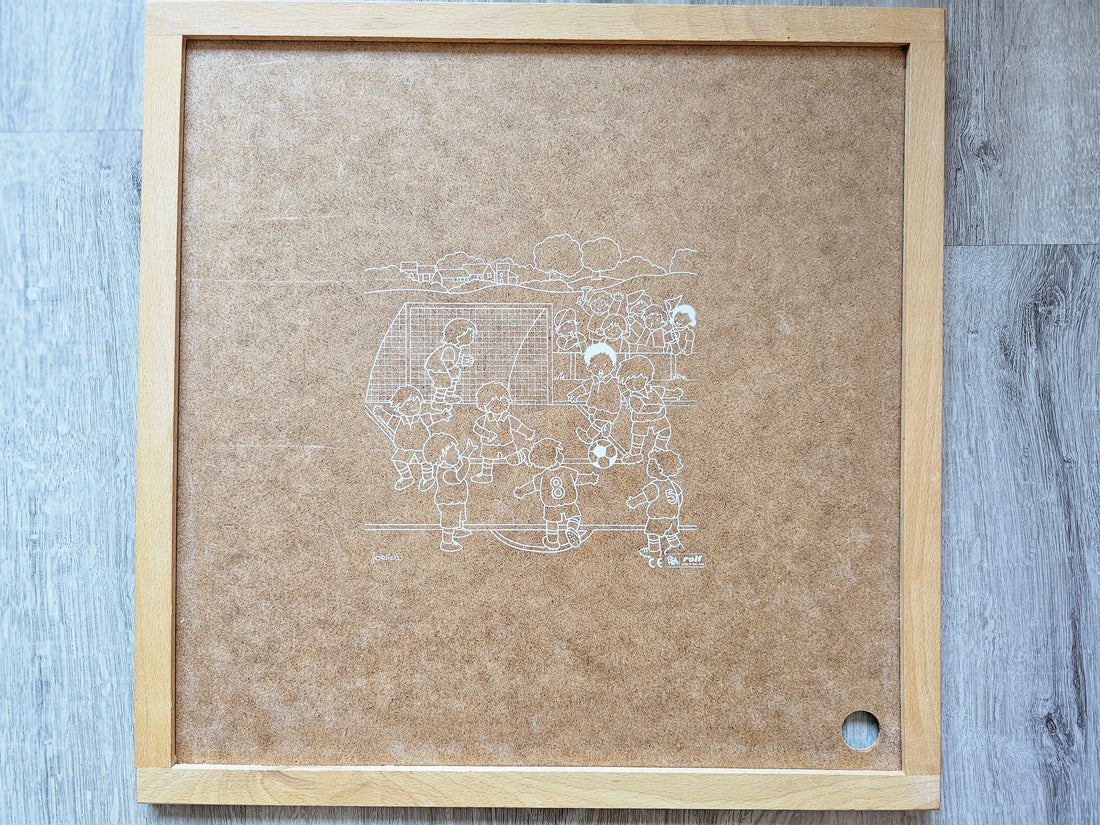 Houten puzzel Jaklien voetbal