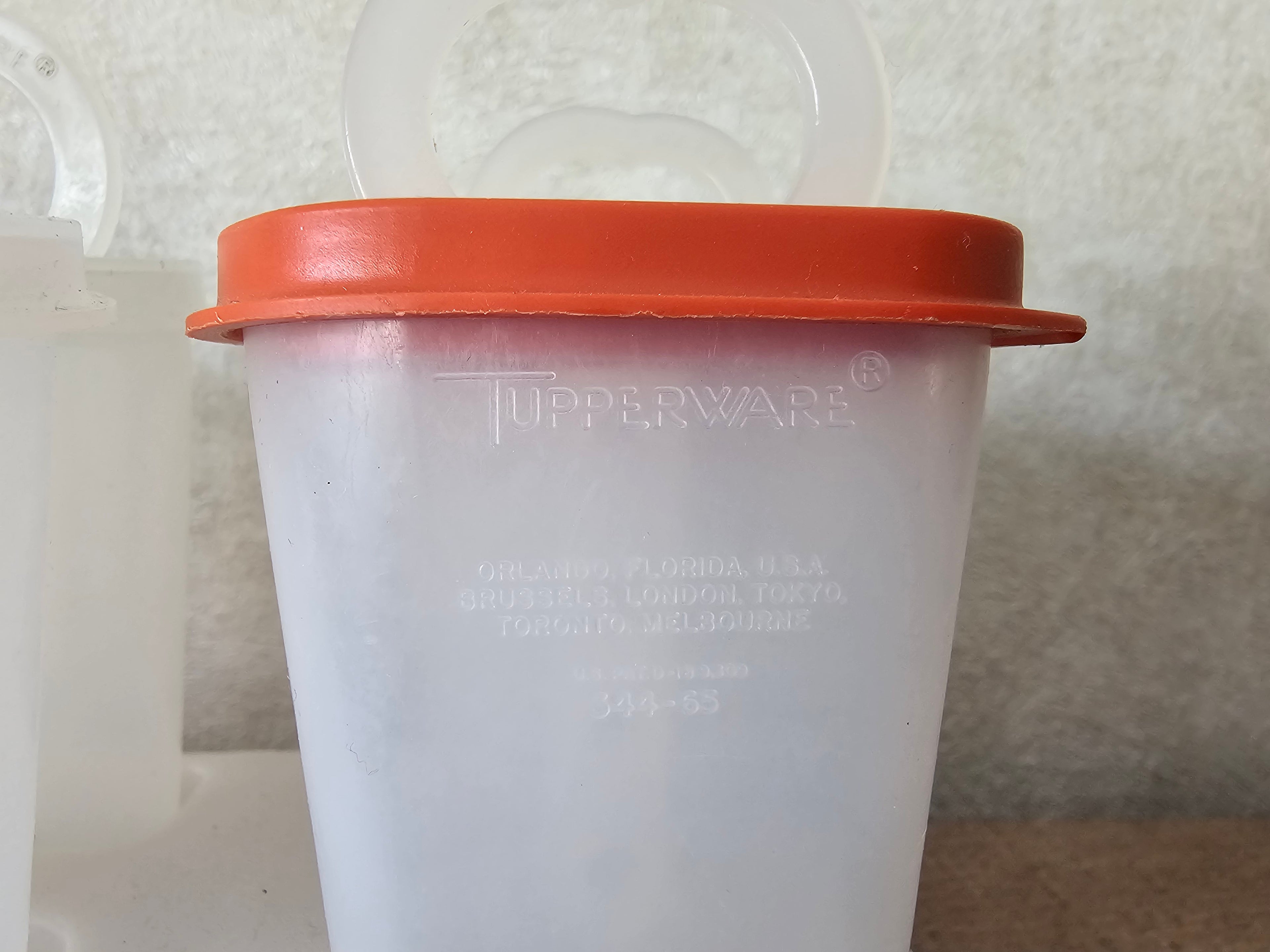 Tupperware ijslollies ijsvormpjes