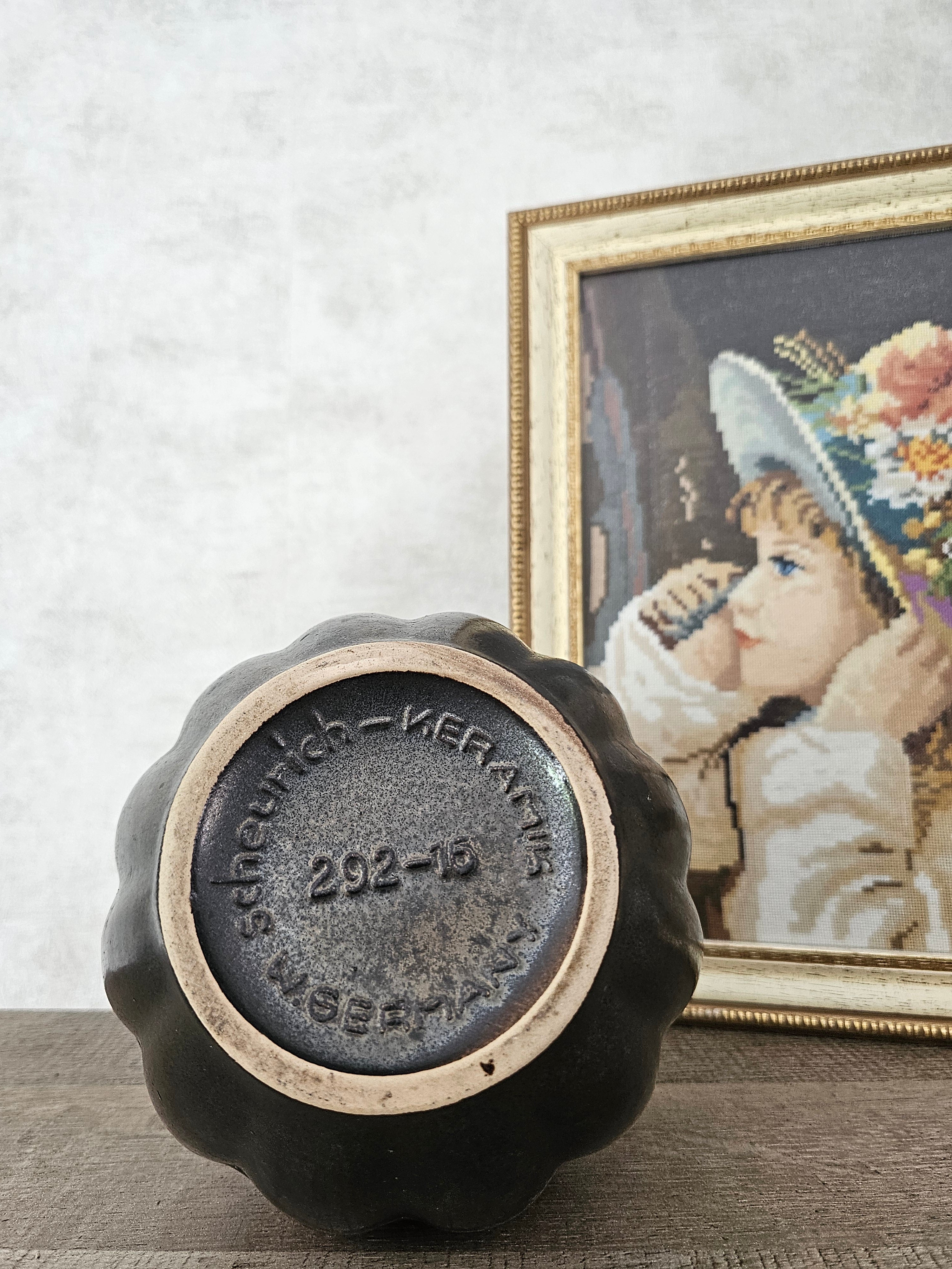 West Germany Scheurich vaas fat lava 292-16