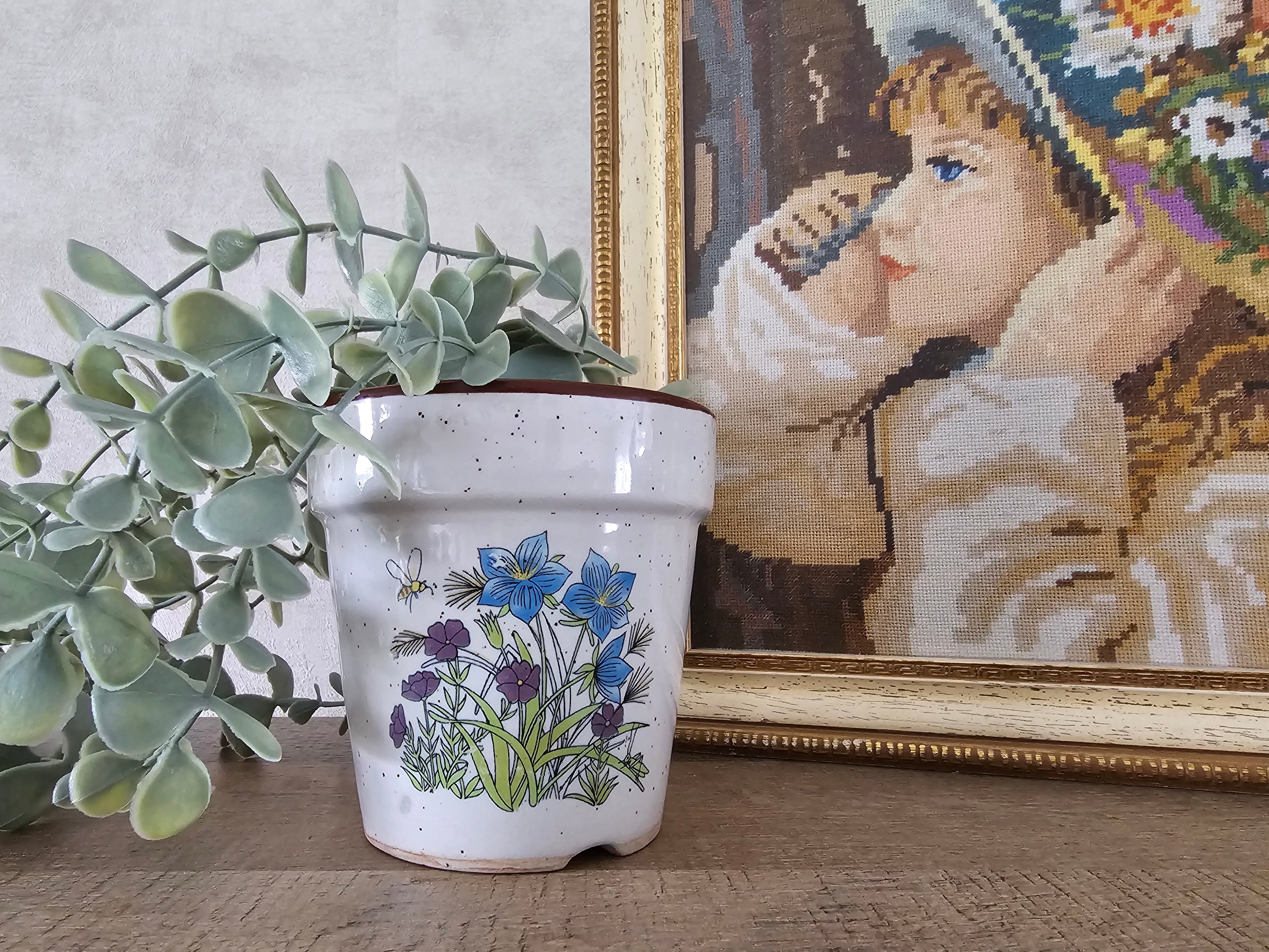 Wildflower bloempot blauwe bloemen