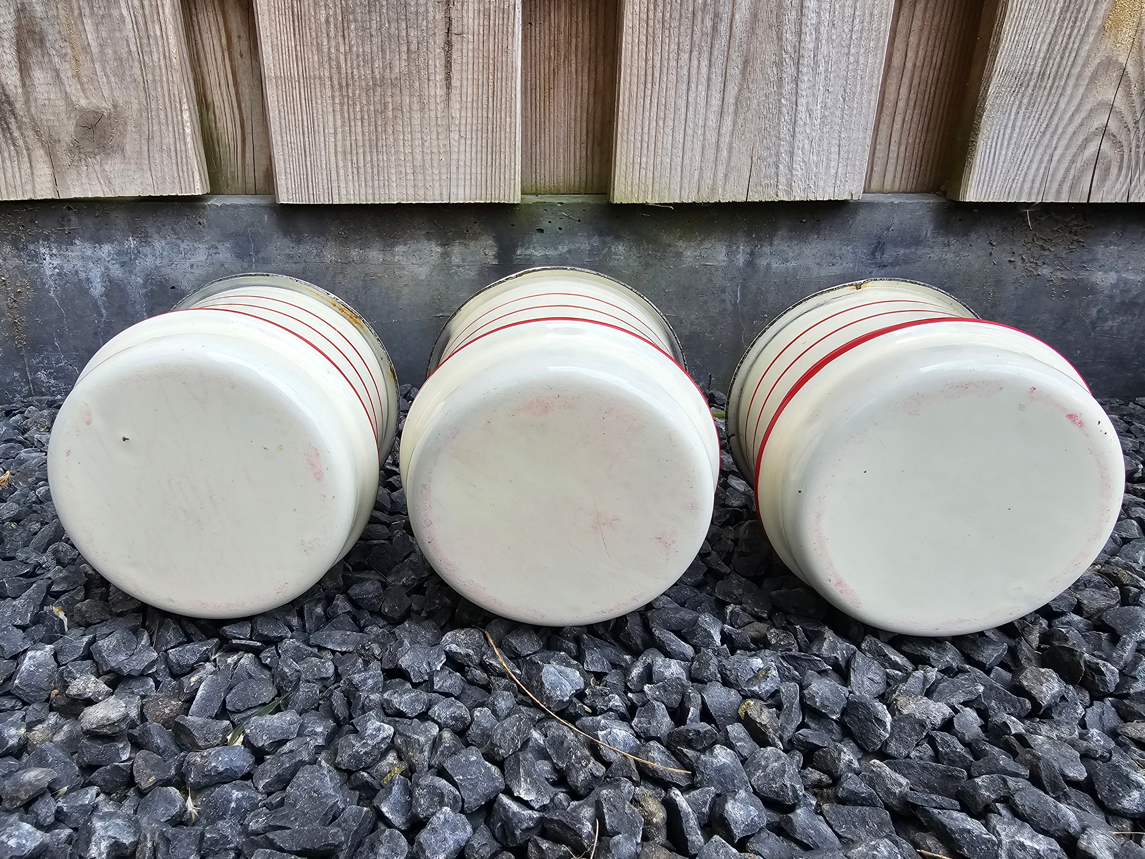 Emaille zand zeep soda bakjes