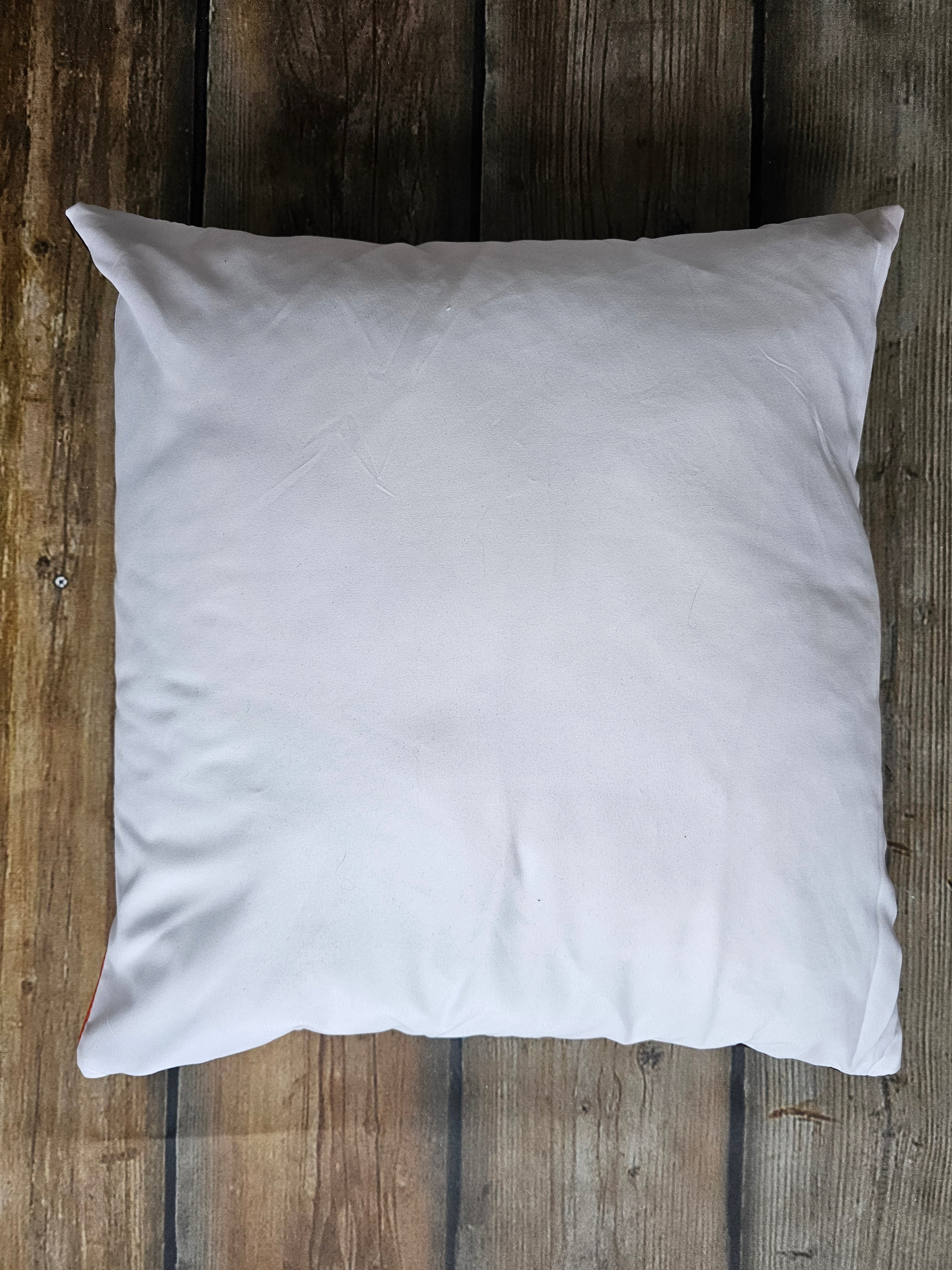 Retro kussenhoes bruin gestreept