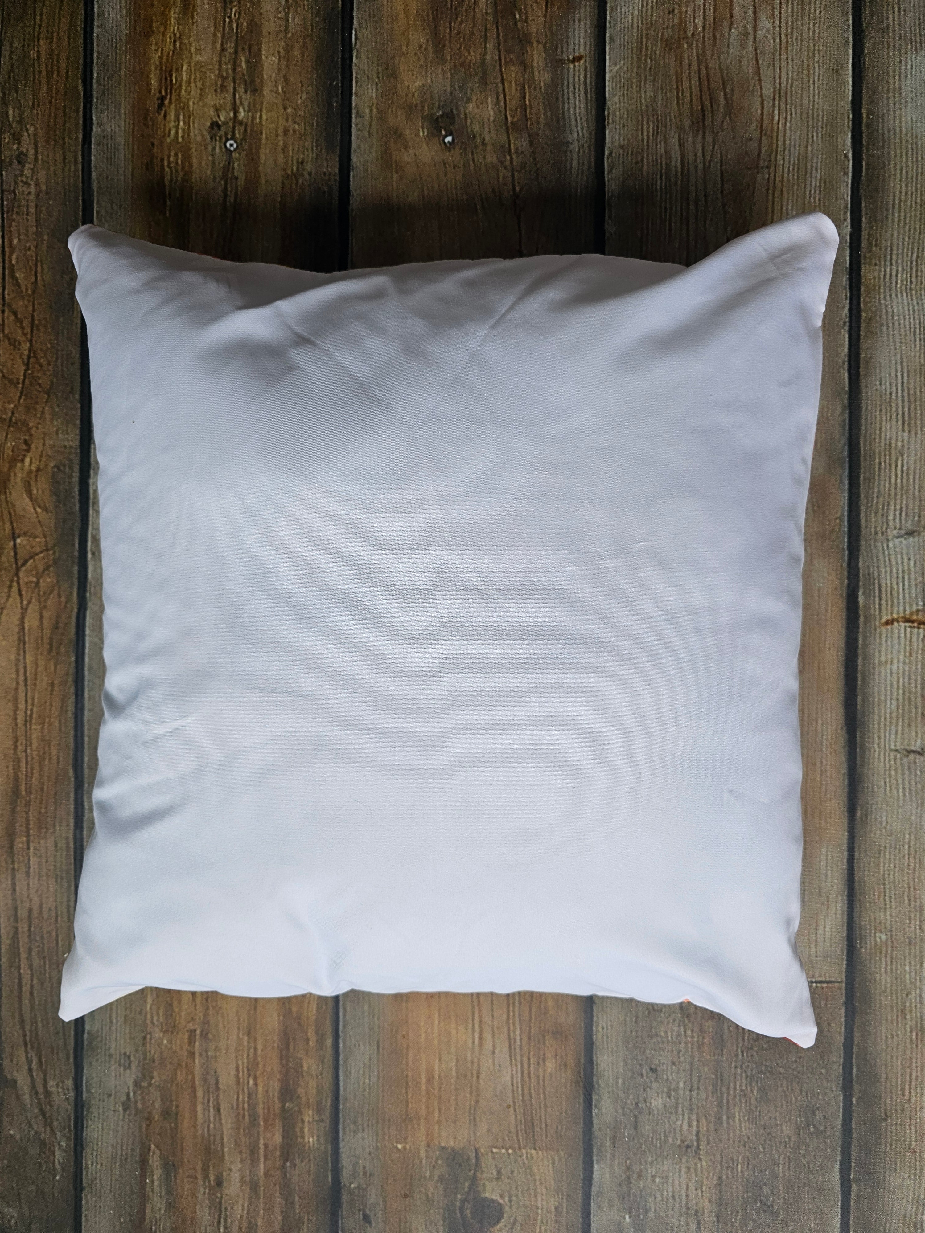 Retro kussenhoes oranje cirkels