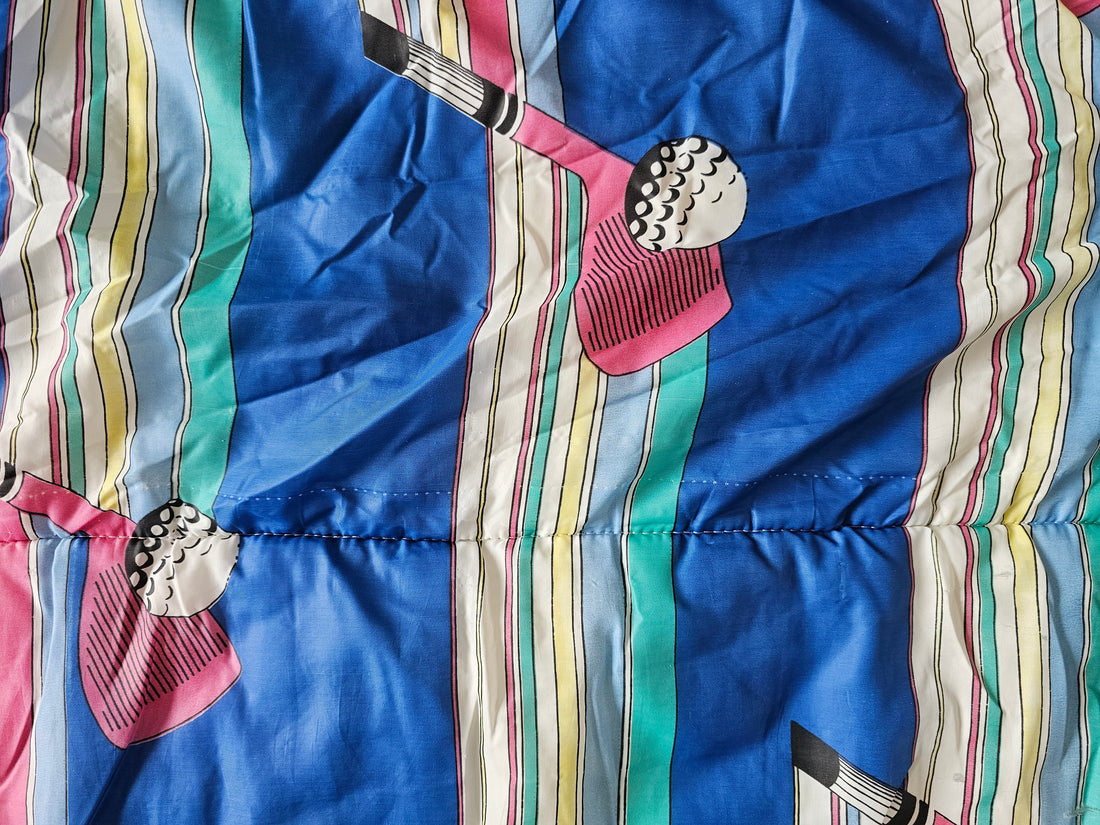 Vintage slaapzak "golf"