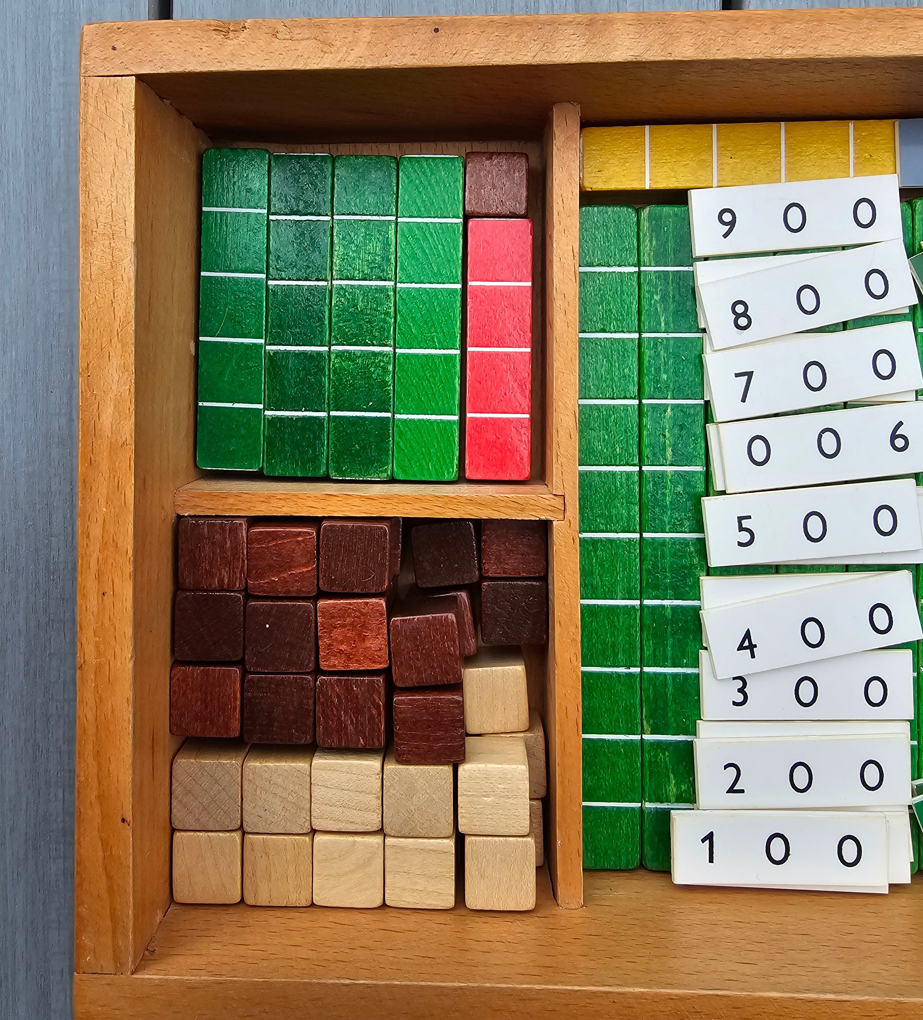Malmberg Den Bosch rekenkist vintage schoolmateriaal