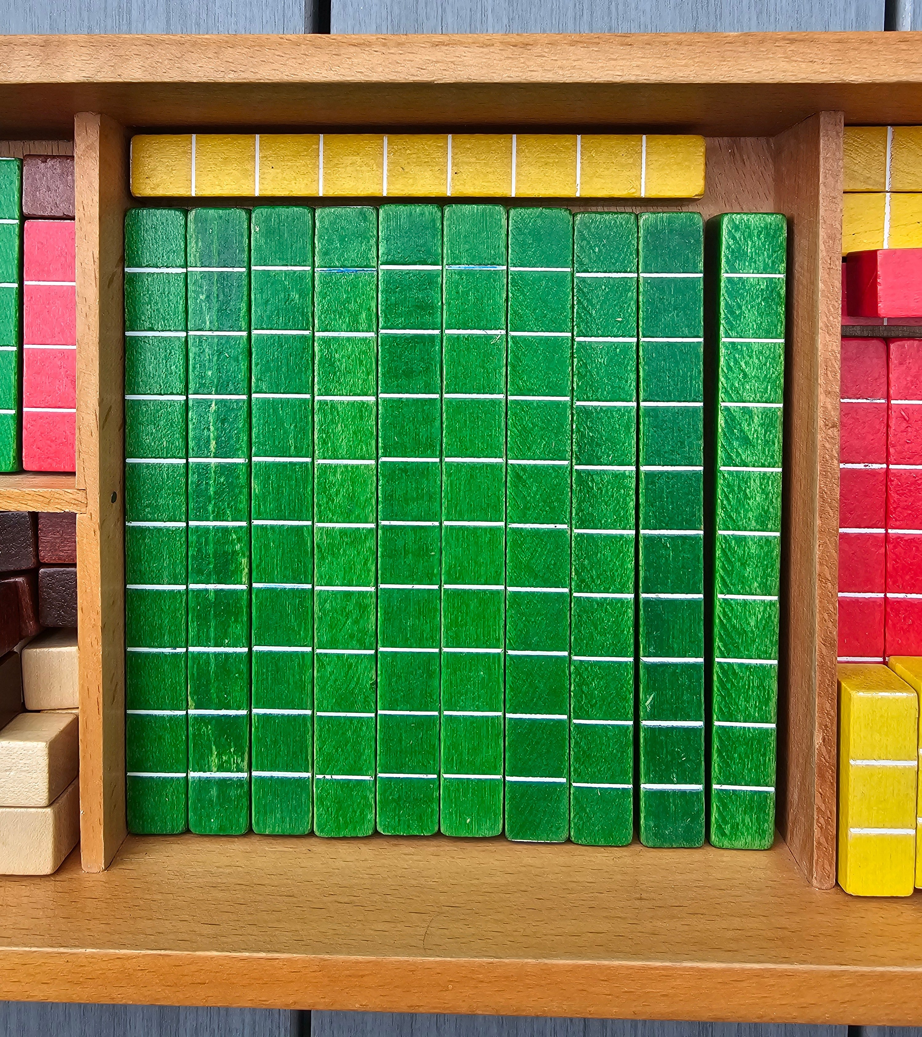 Malmberg Den Bosch rekenkist vintage schoolmateriaal