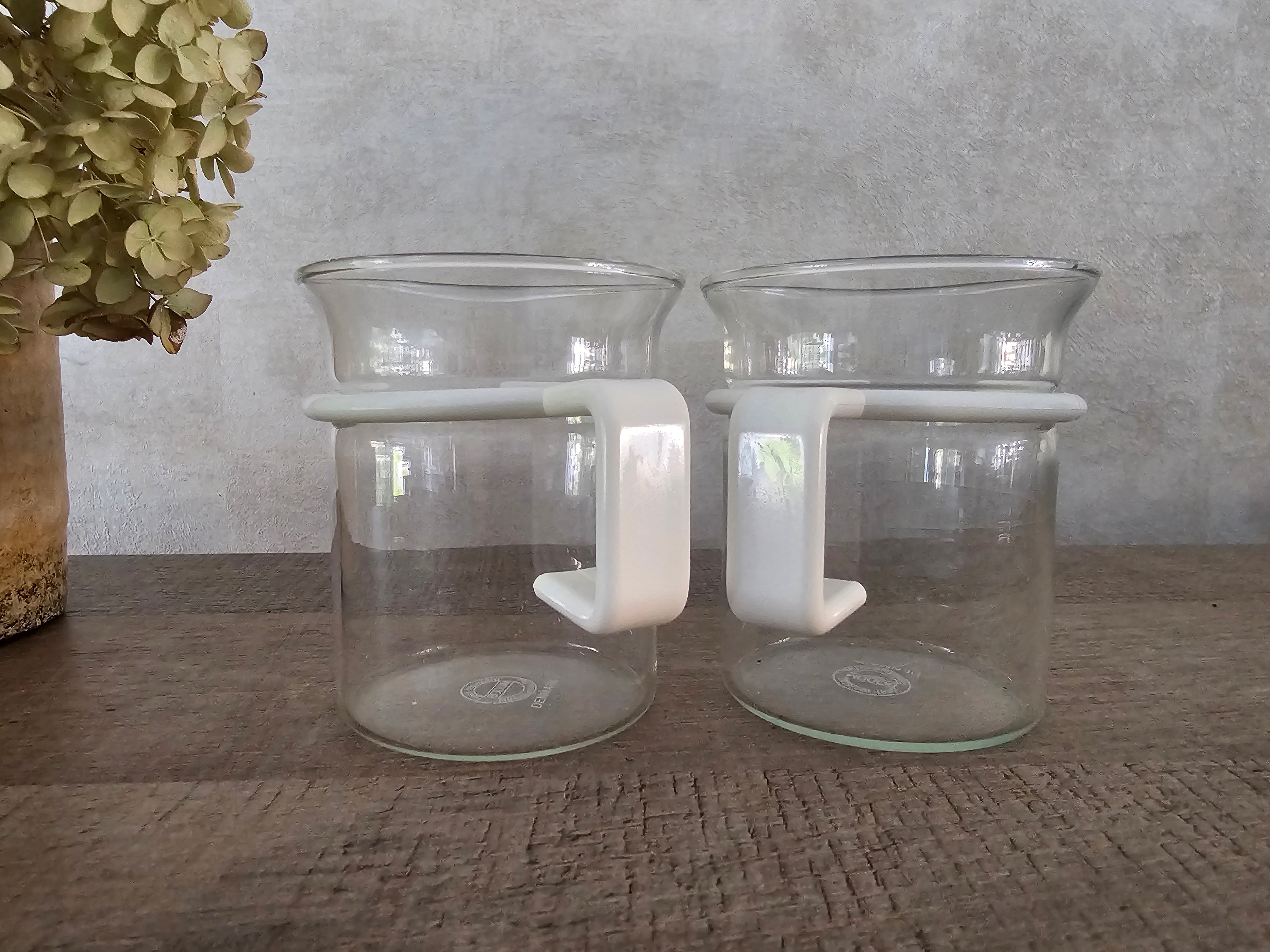 Bodum Denmark bistro koffie theeglazen witte houder