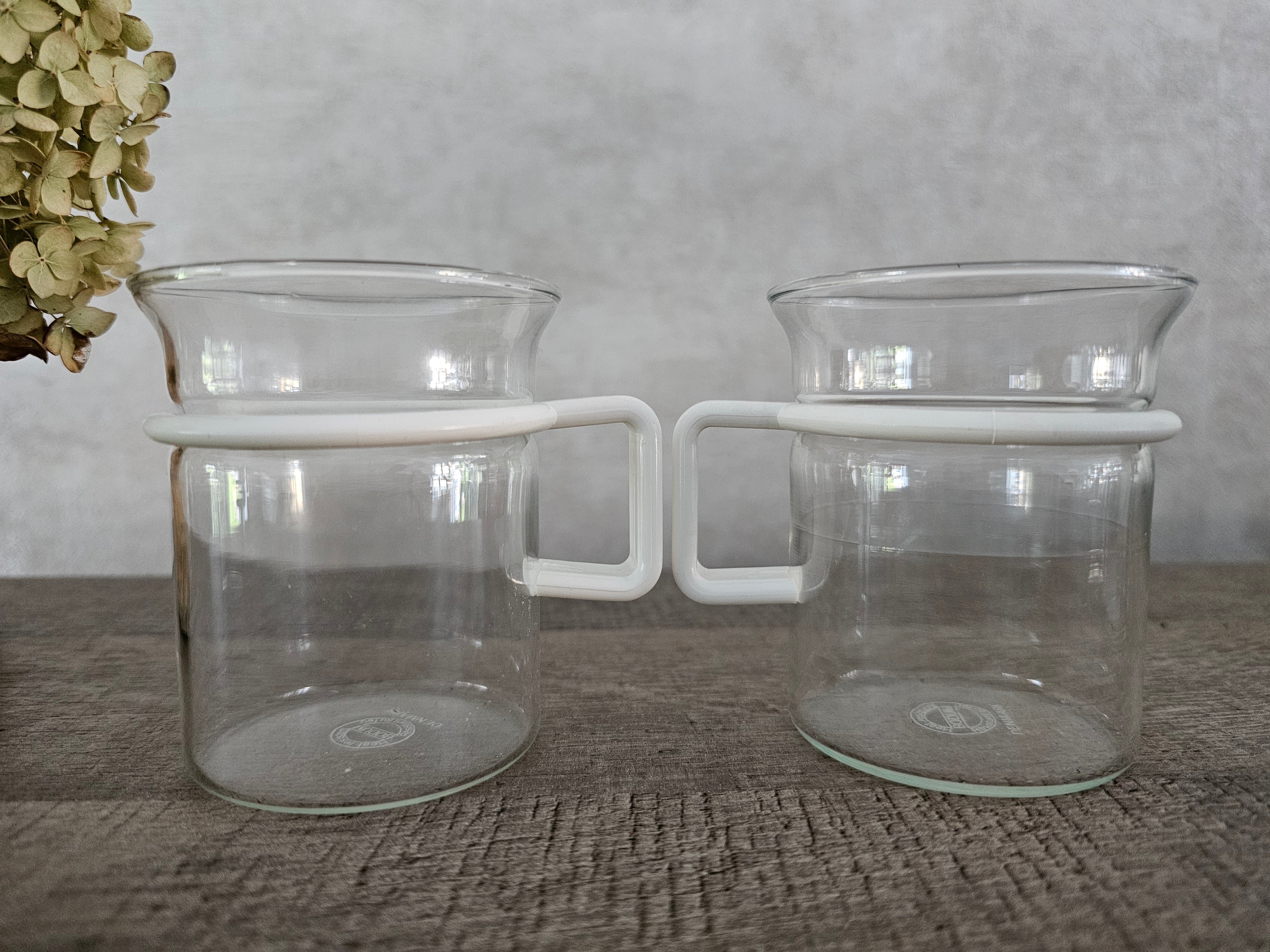 Bodum Denmark bistro koffie theeglazen witte houder