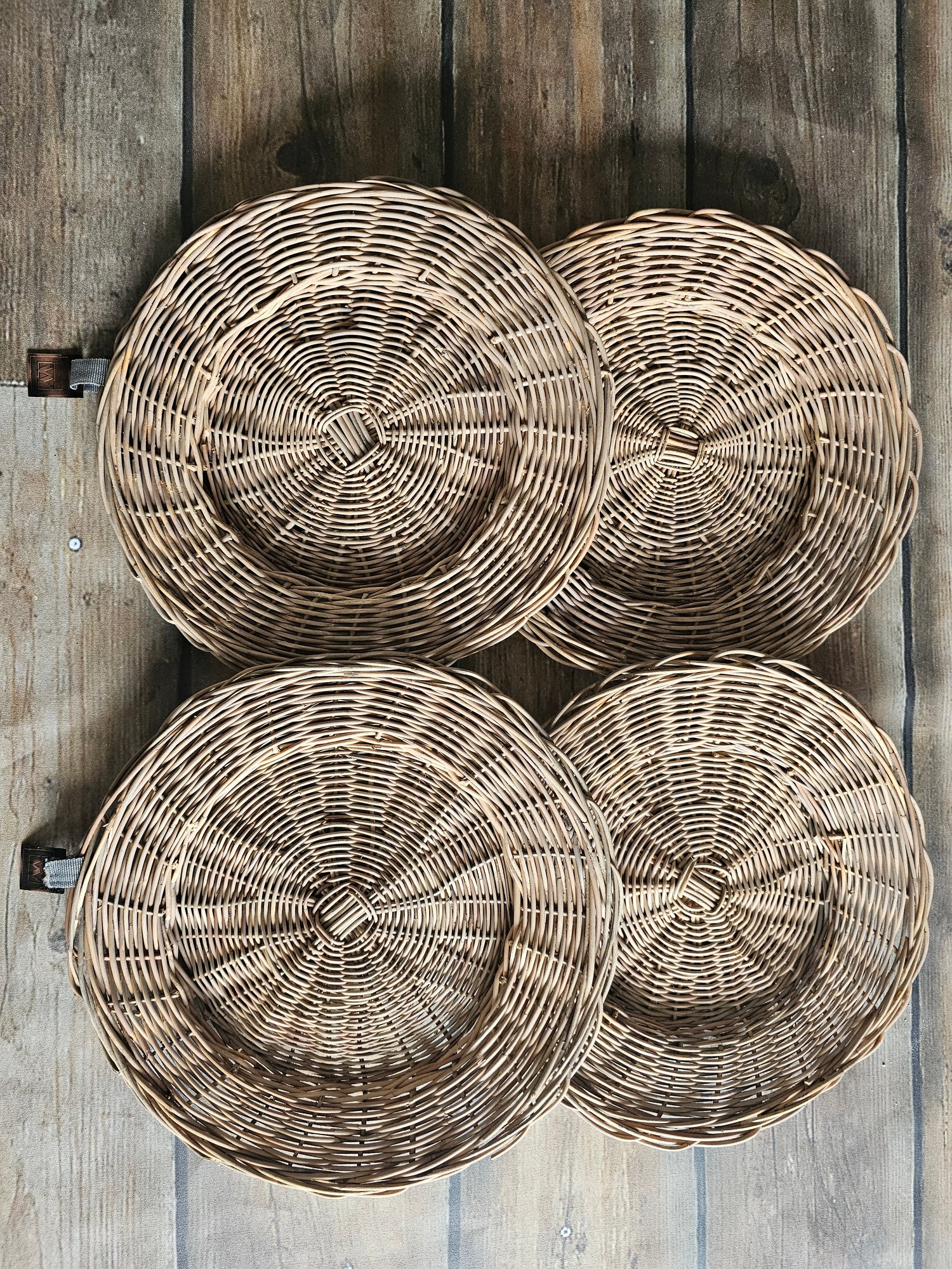 Rieten onderzetters 30 cm