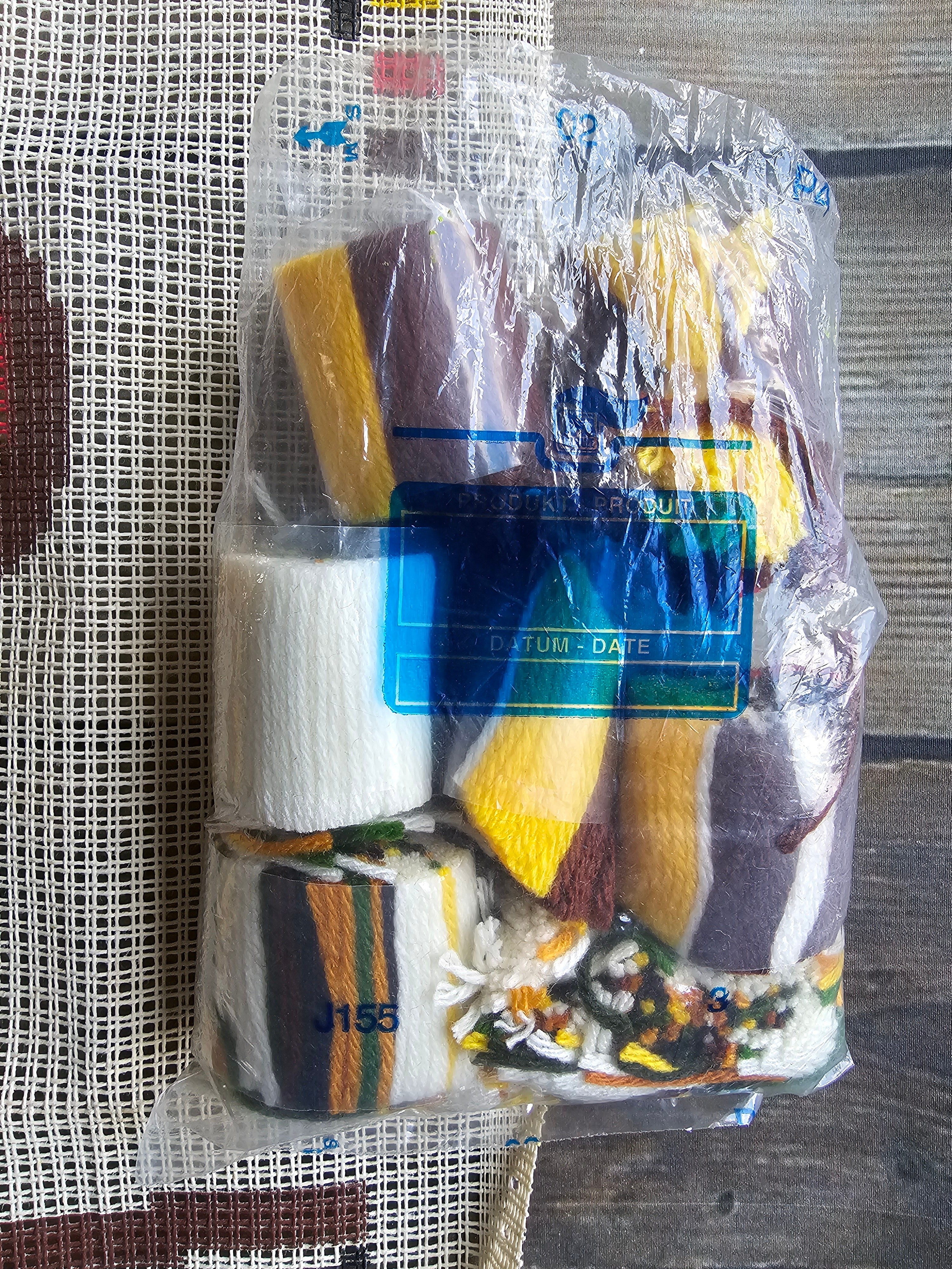 Handwerkpakket knoopkussen smyrna wol uil