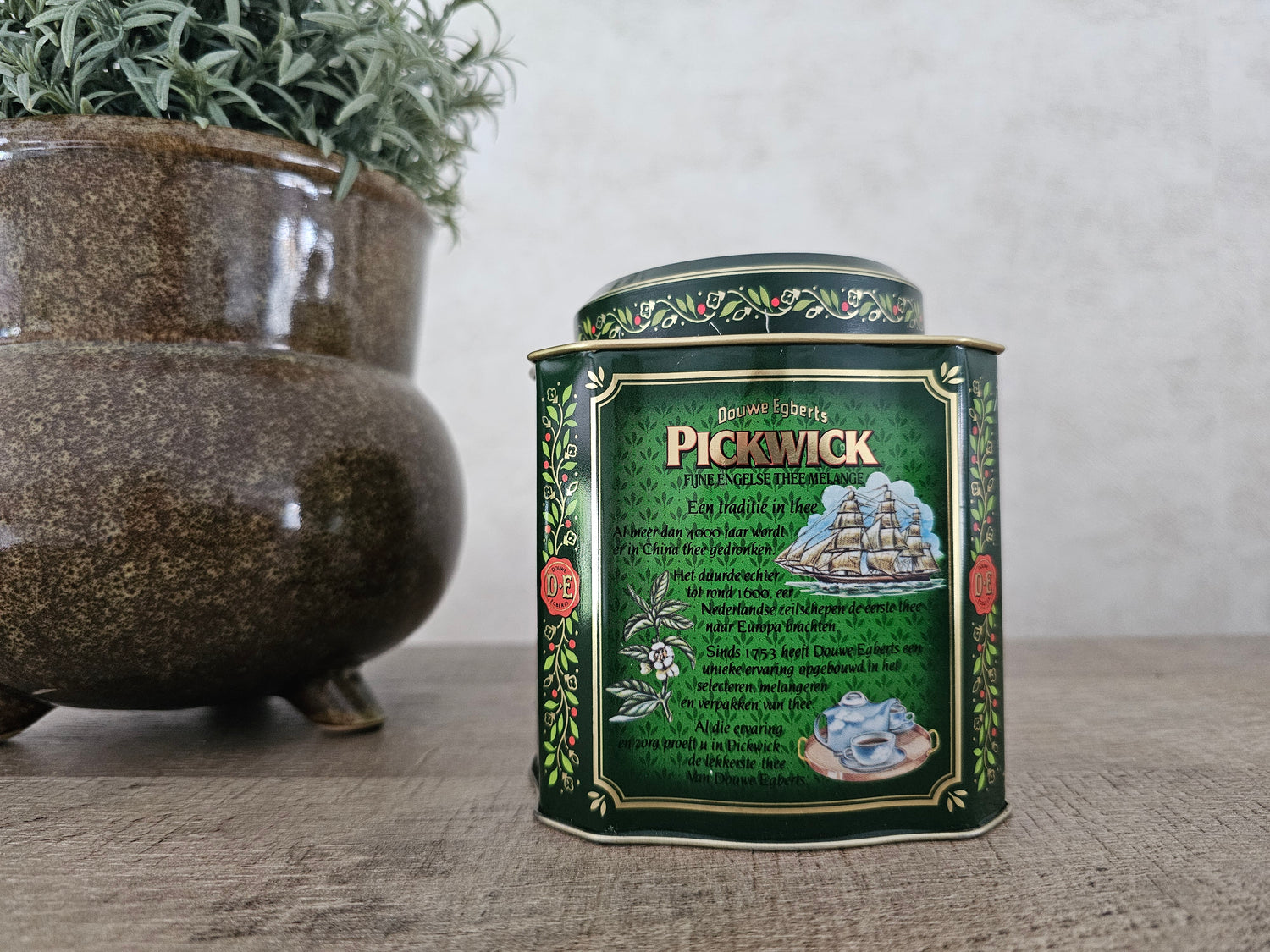 Pickwick groen blik met paarden