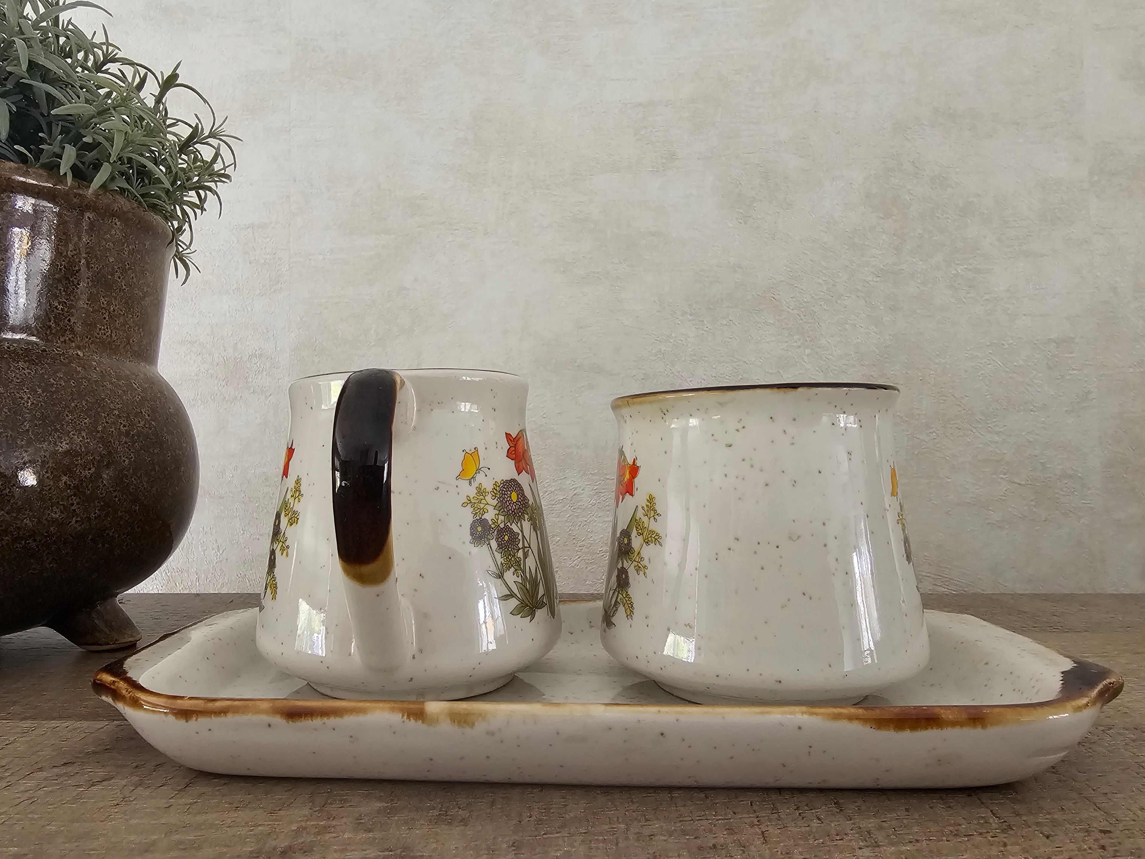 Wildflower roomstel suiker & melk rode bloemen