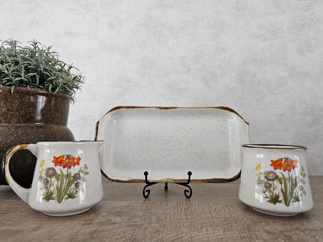 Wildflower roomstel suiker & melk rode bloemen