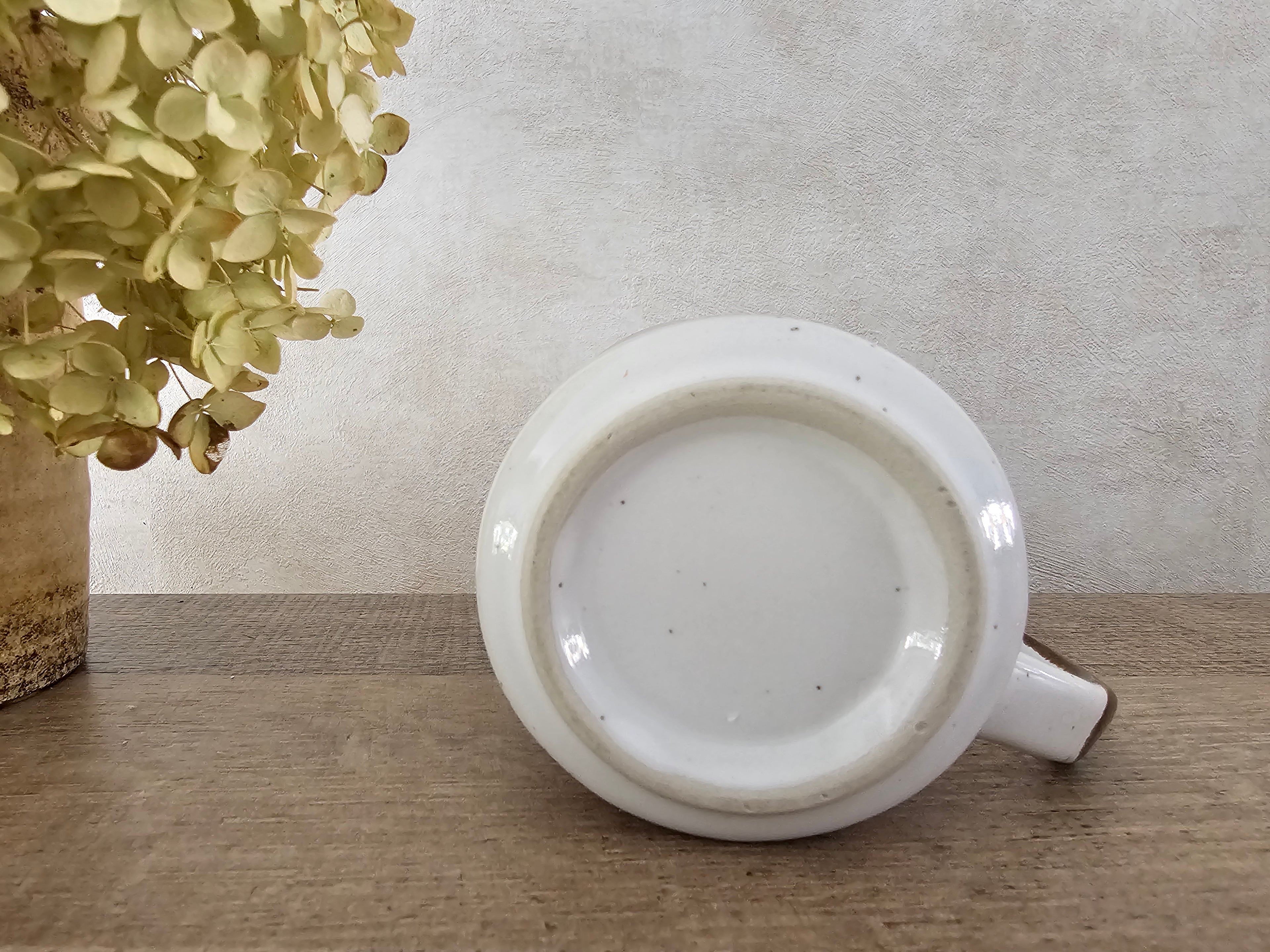 Vintage koffie beker wilde bloemen