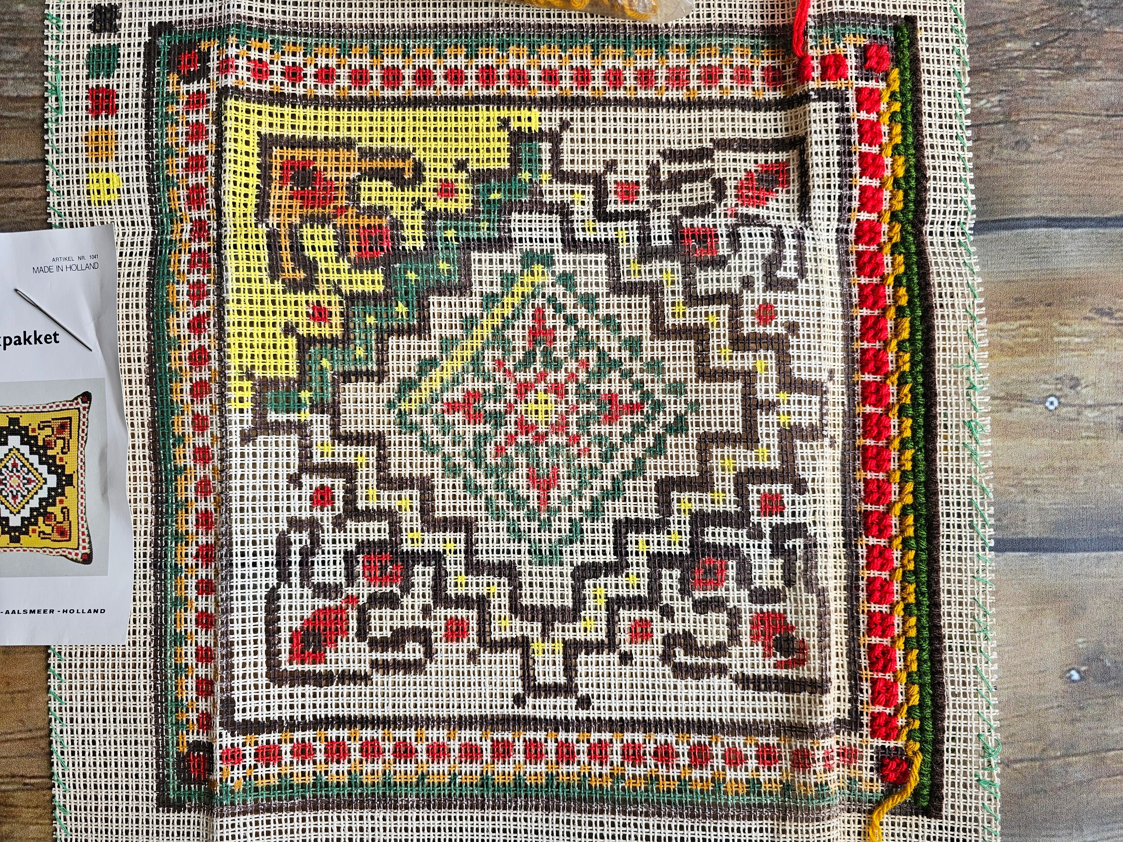 Borduurpakket kussen Stella