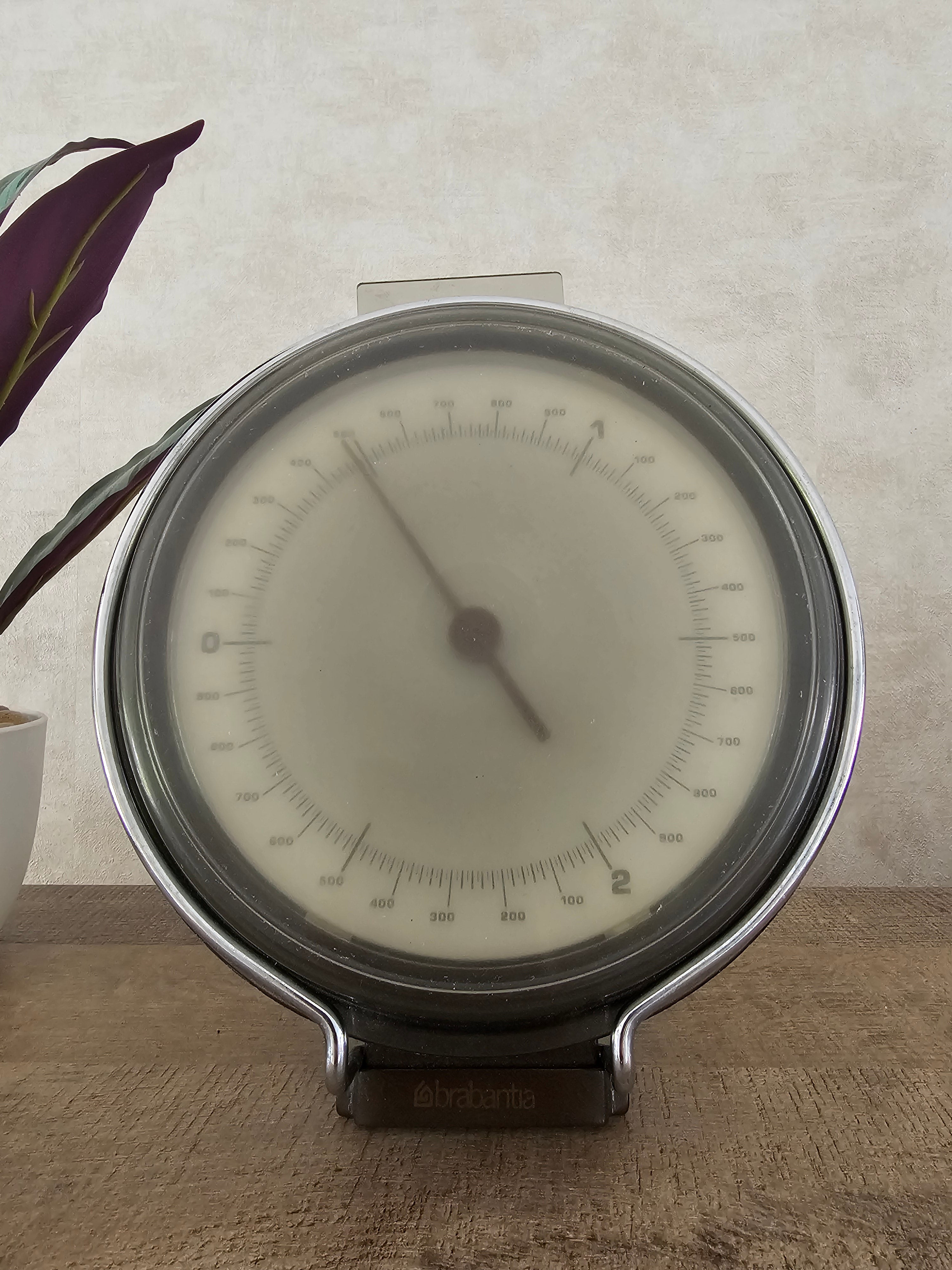 Brabantia jaren 70 keuken weegschaal