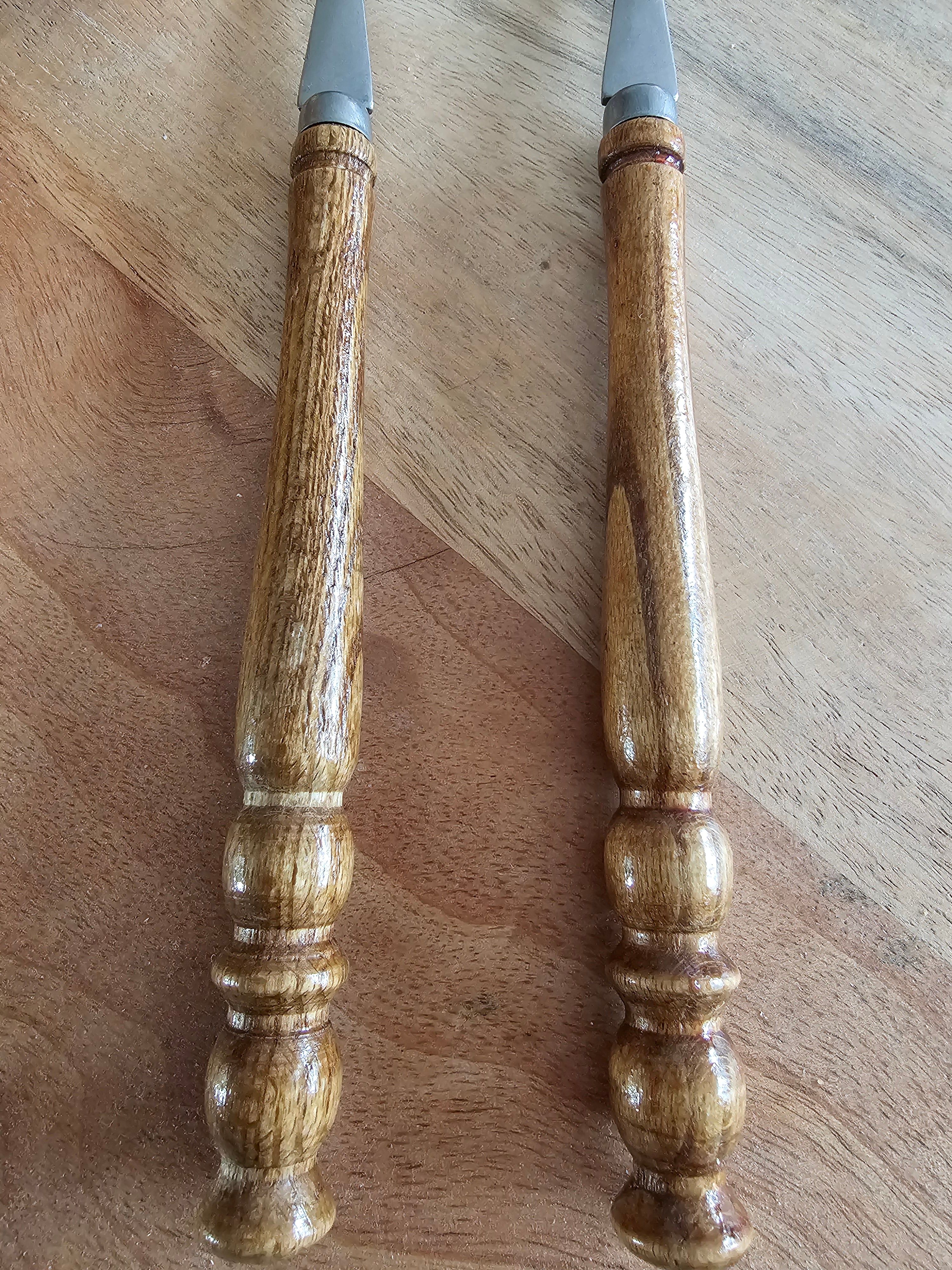 Salade couvert sla bestek houten handvat