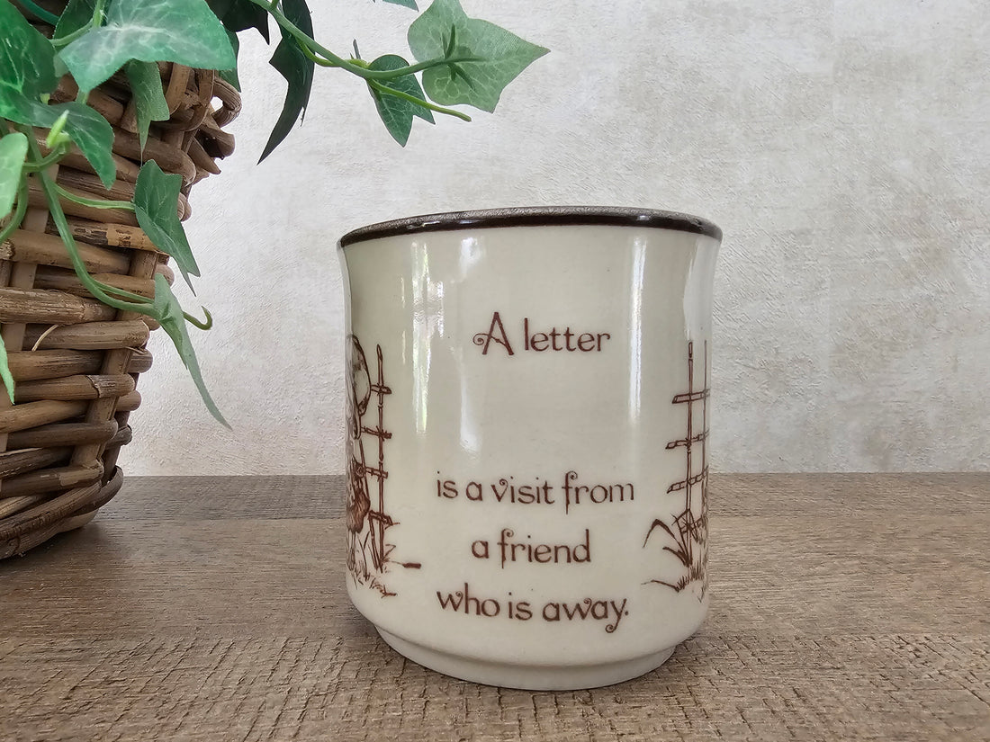 Strawberry shortcake beker "a letter"