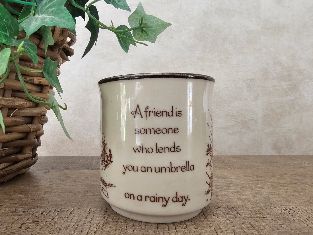 Strawberry shortcake koffie beker "paraplu"