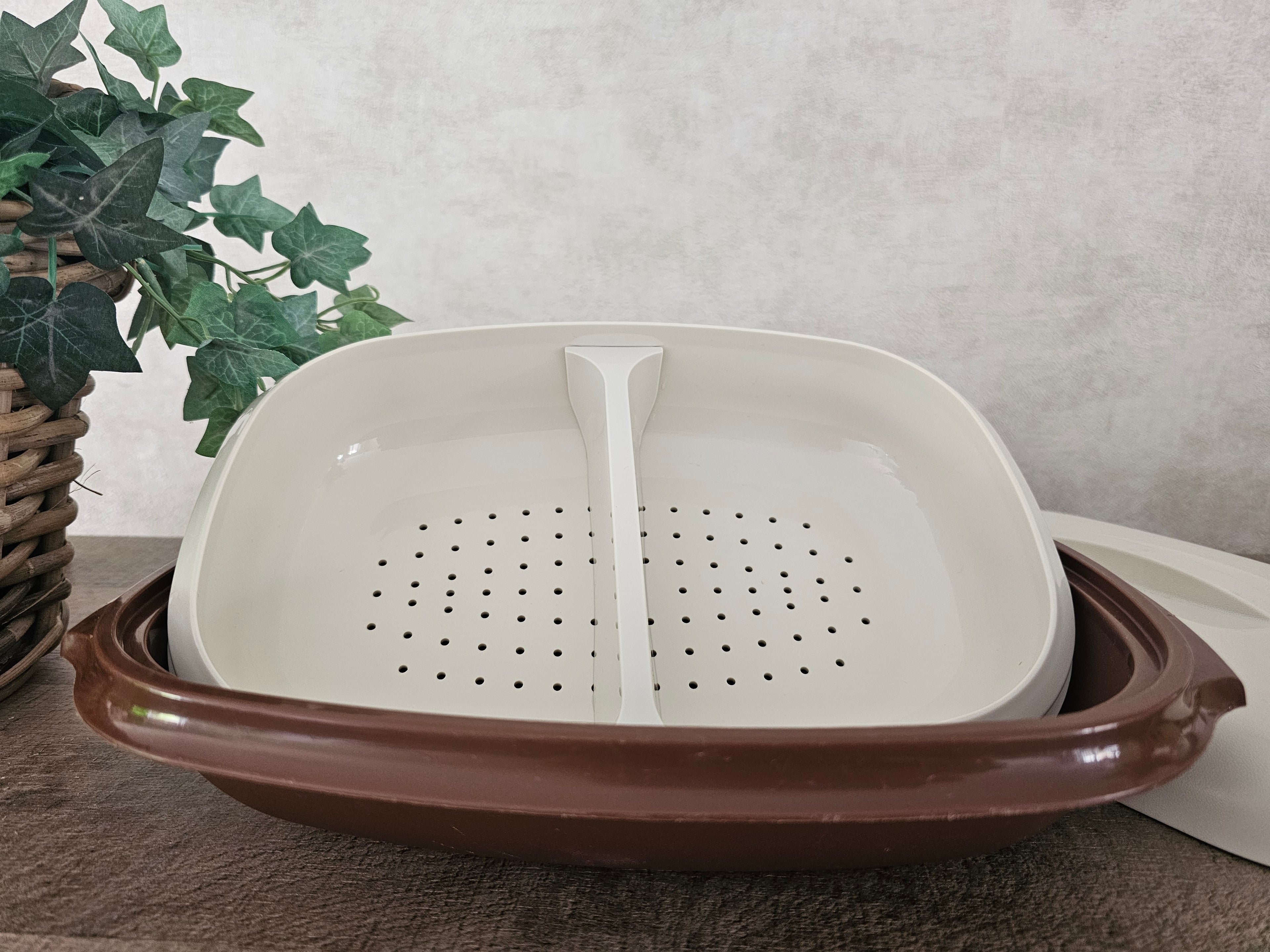 Tupperware rijst groente stomer