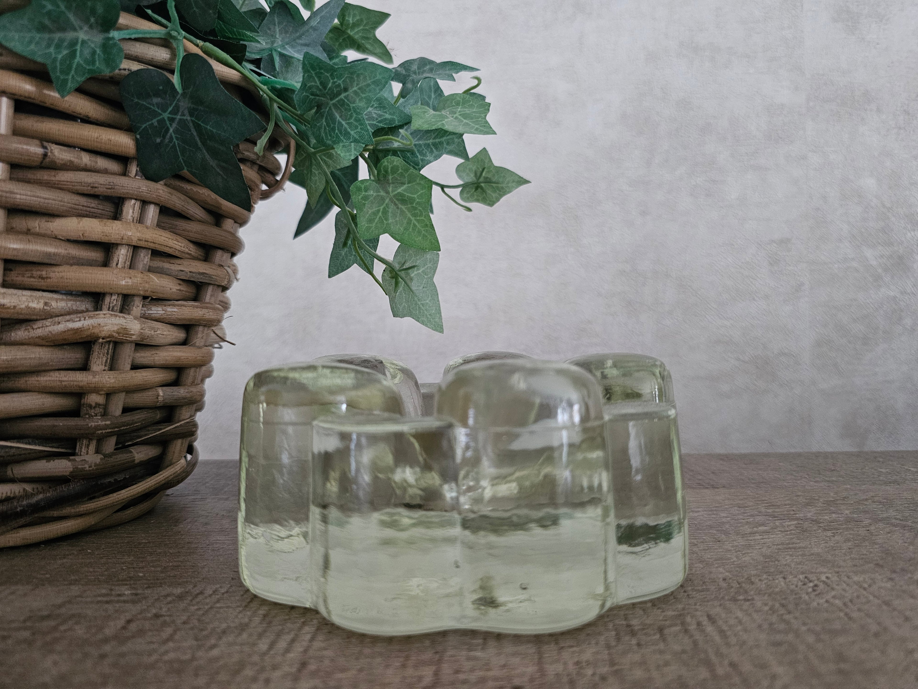 Persglazen kandelaar