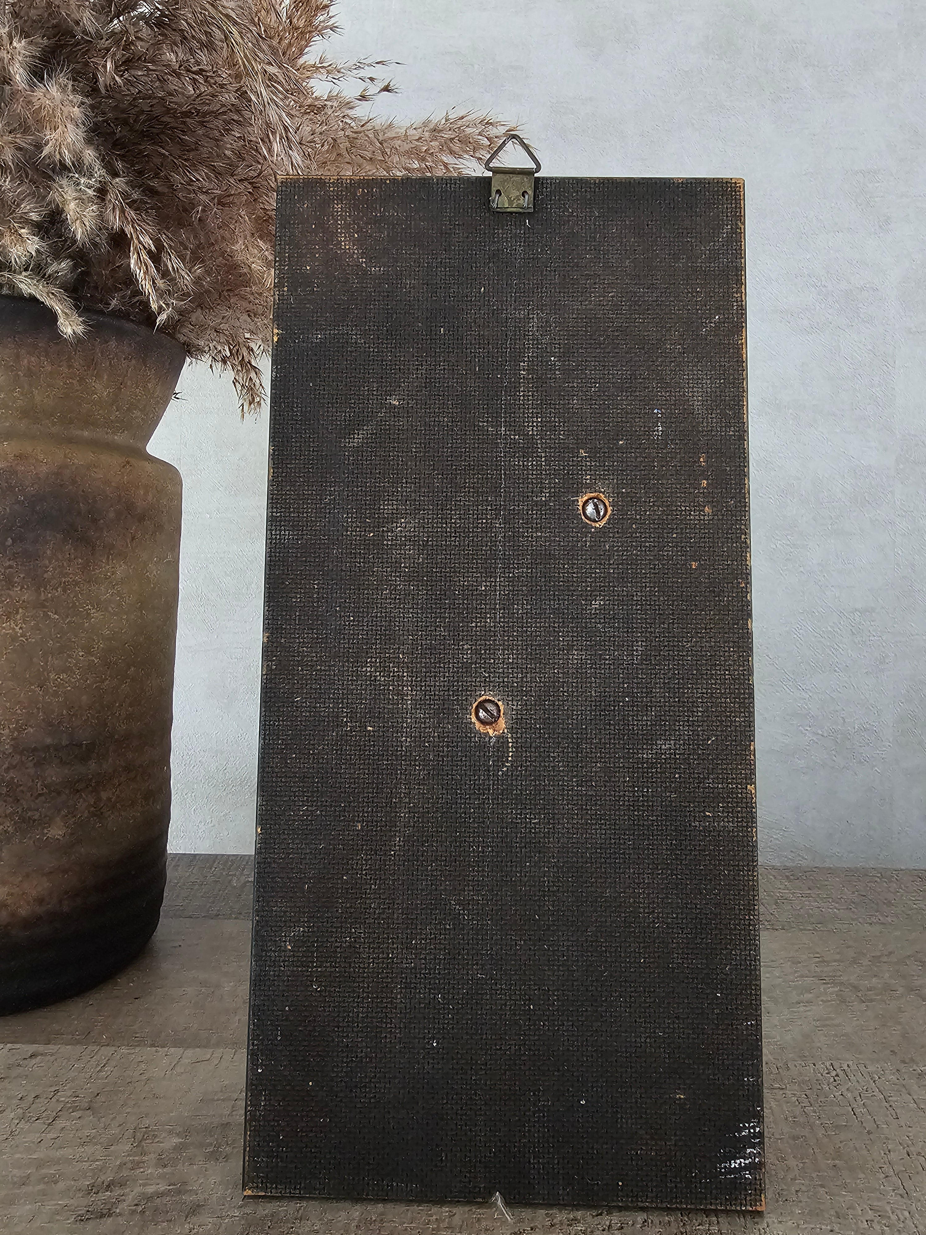 Vintage 3D wanddecoratie schilderij