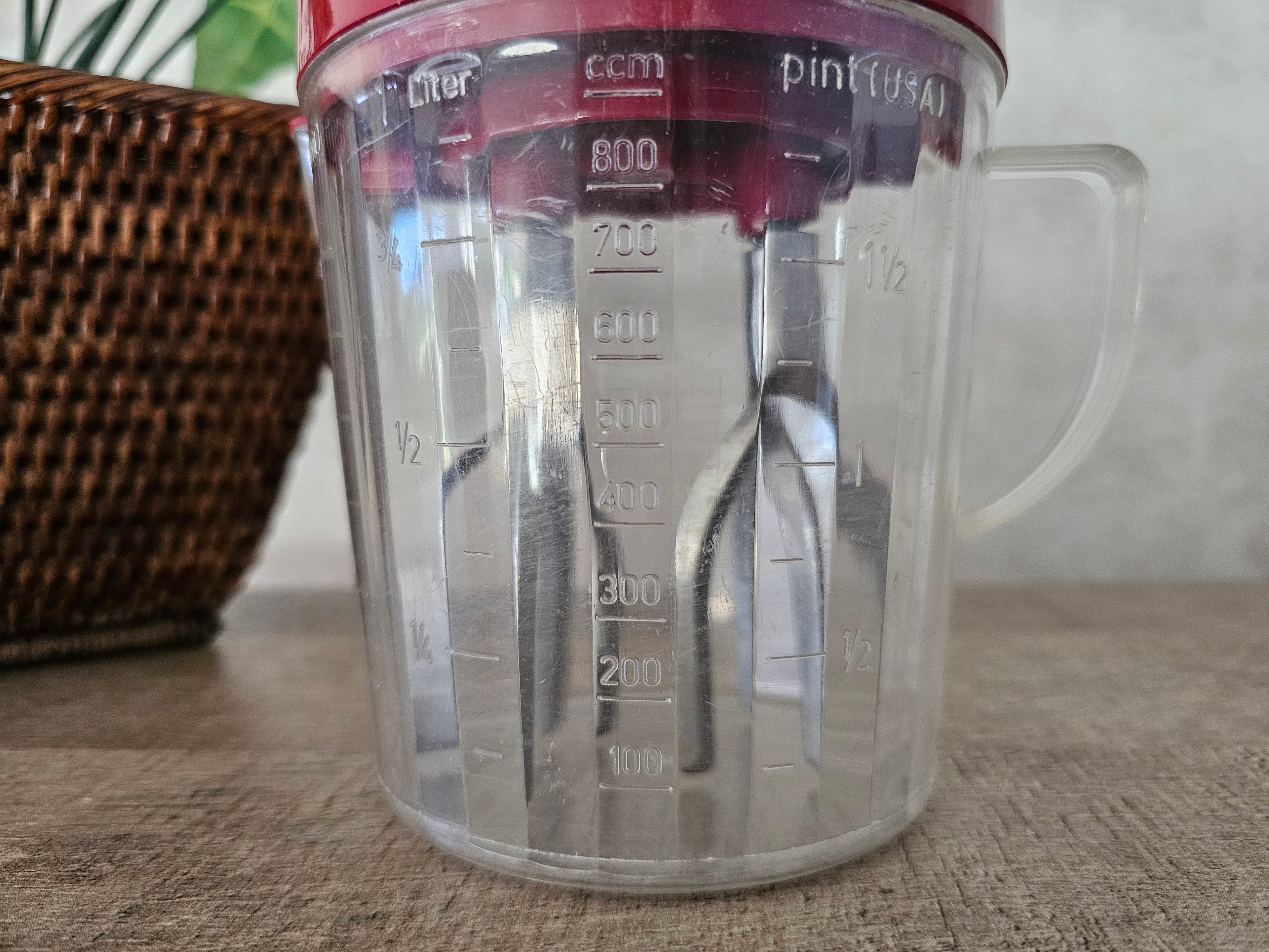 Ruhrfix slagroomklopper bordeauxrood