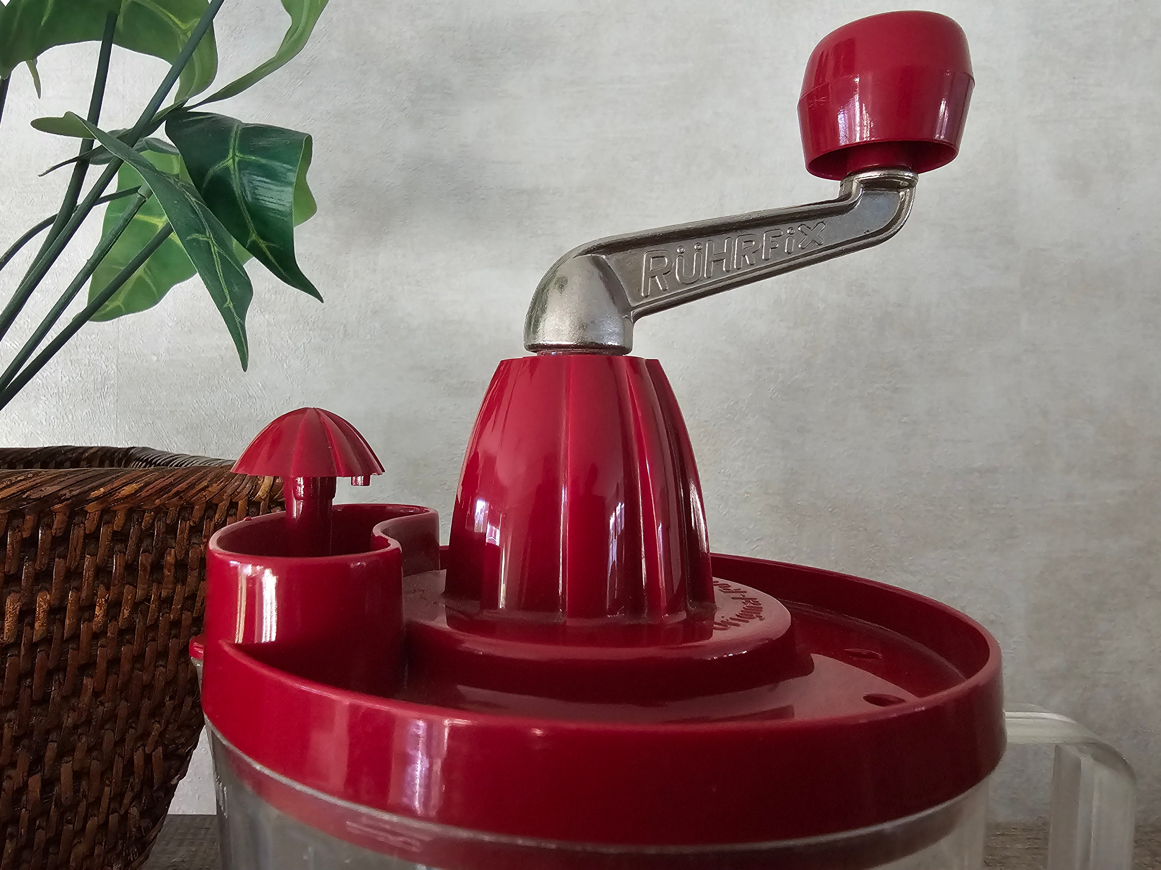 Ruhrfix slagroomklopper bordeauxrood