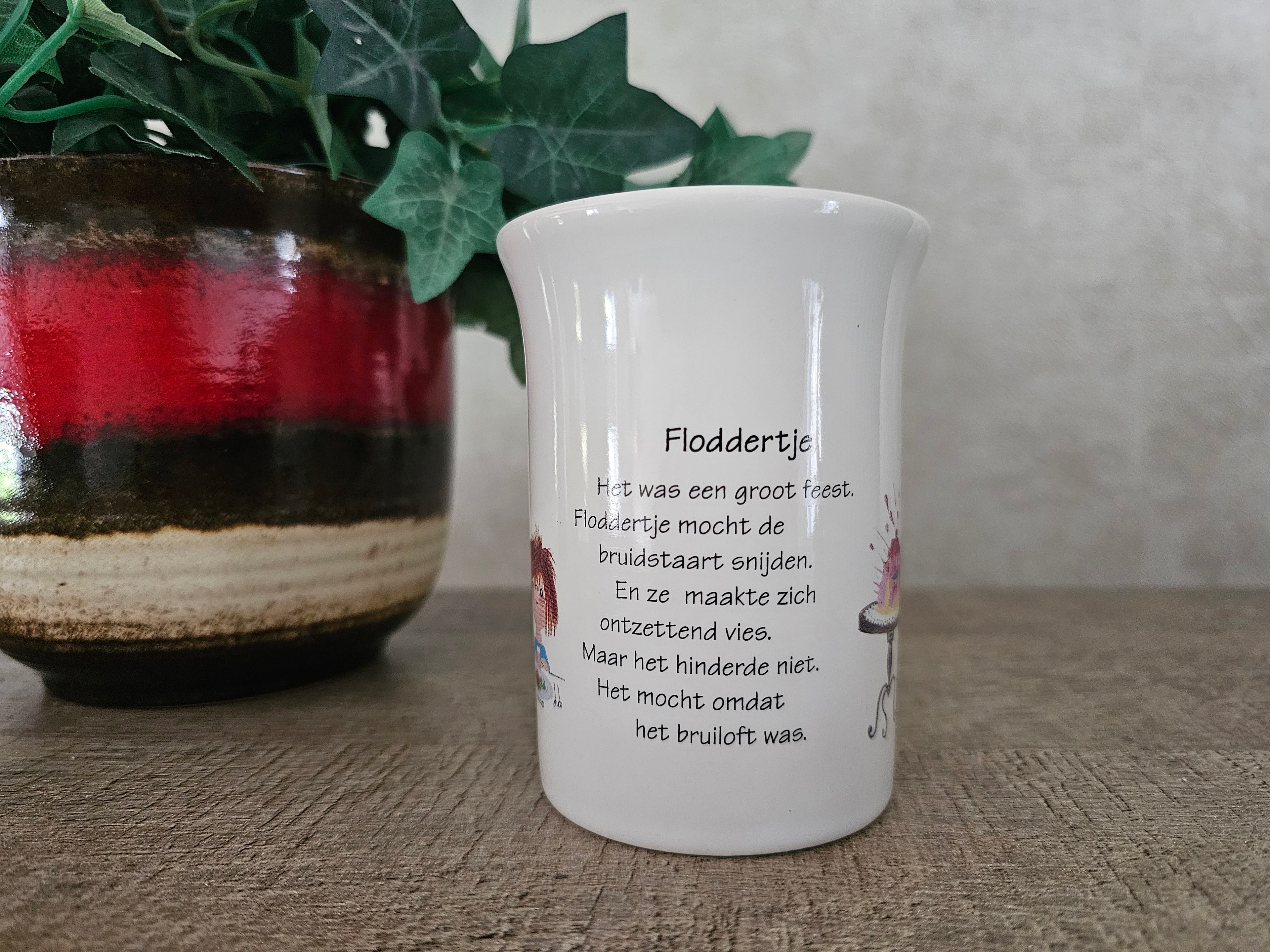 Douwe Egberts beker "Floddertje"