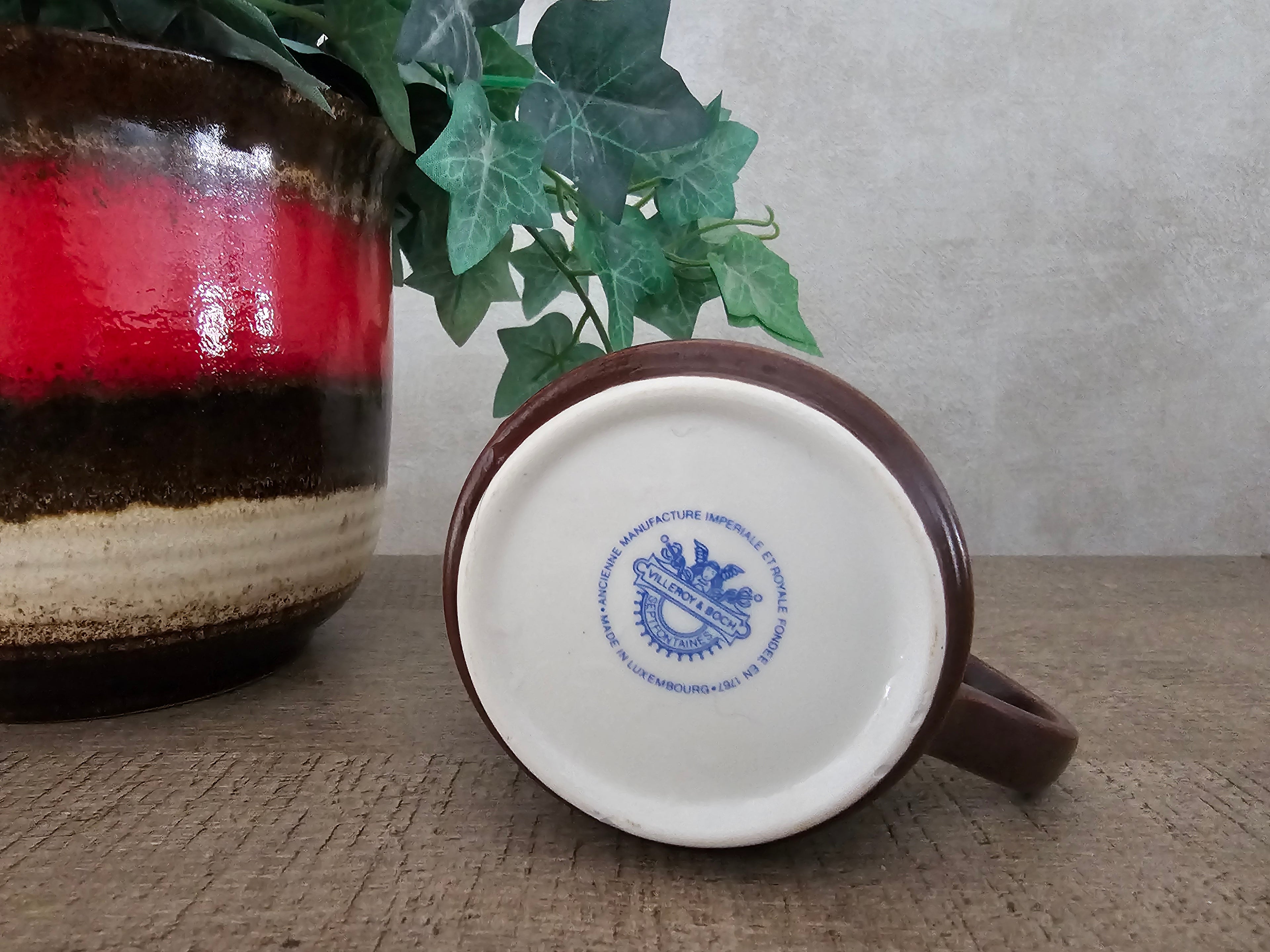 Villeroy Boch Douwe Egberts koffie beker "de bovenmeester"