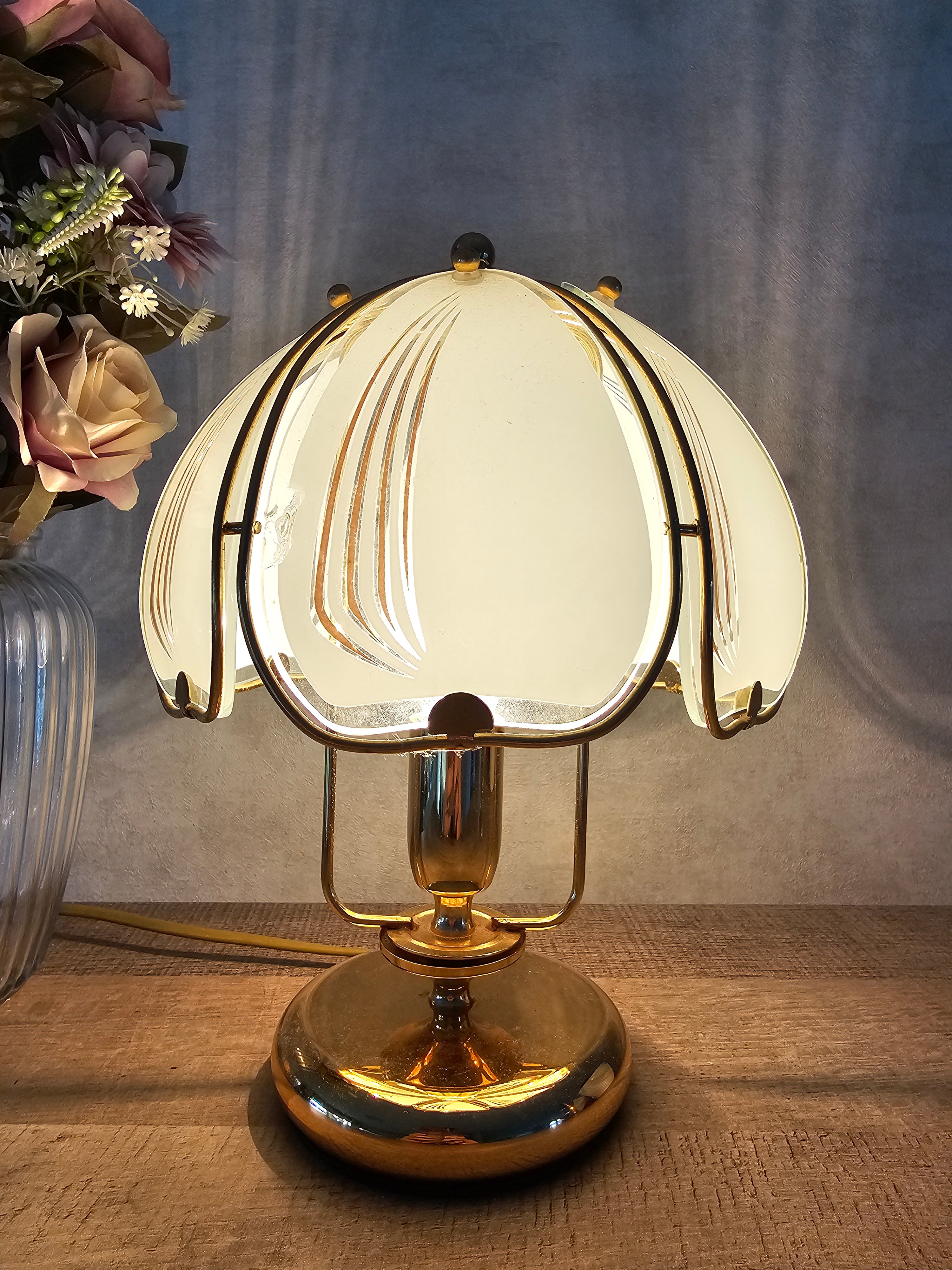 Hollywood Regency stijlvolle tafellamp