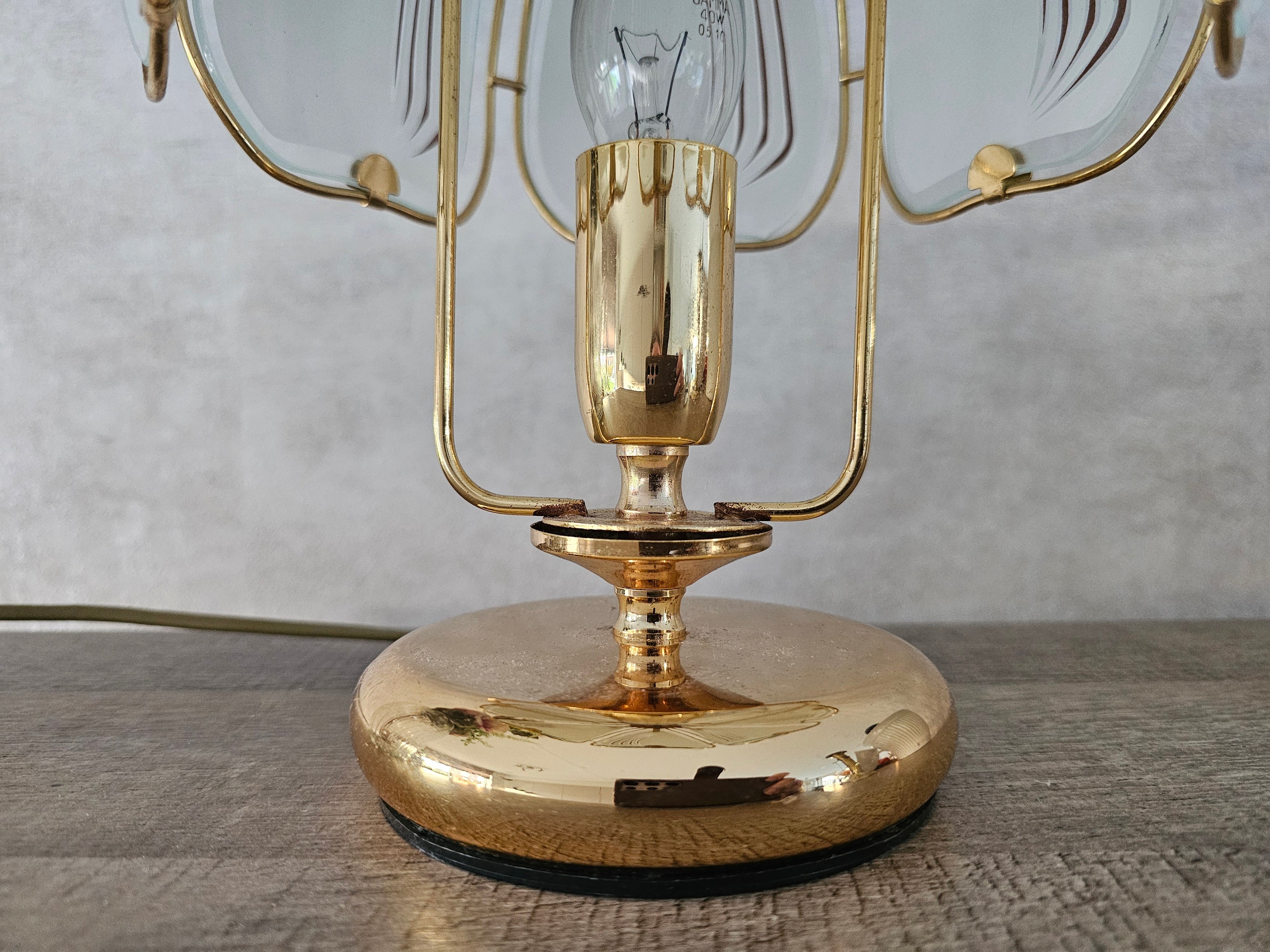 Hollywood Regency stijlvolle tafellamp