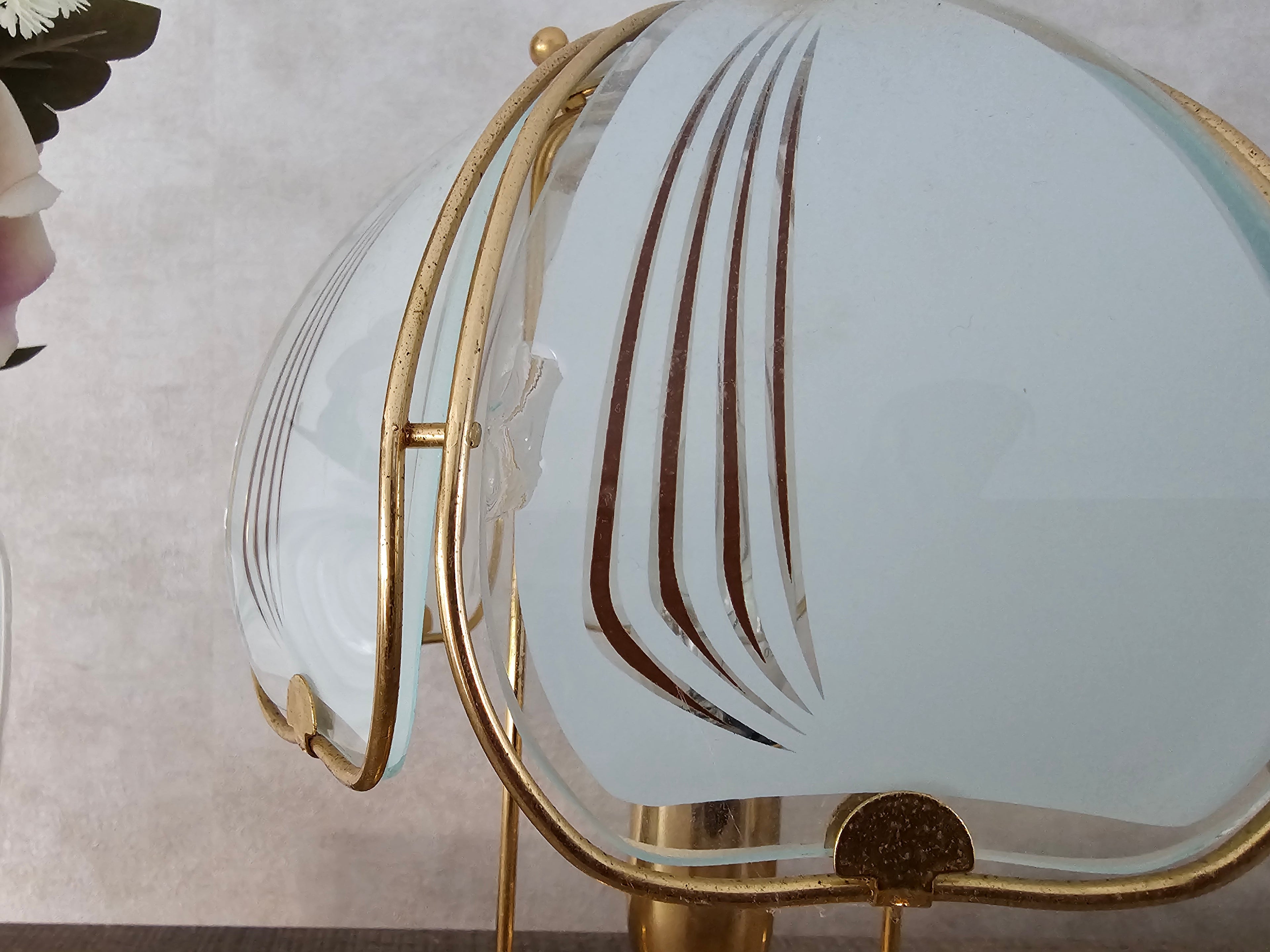 Hollywood Regency stijlvolle tafellamp