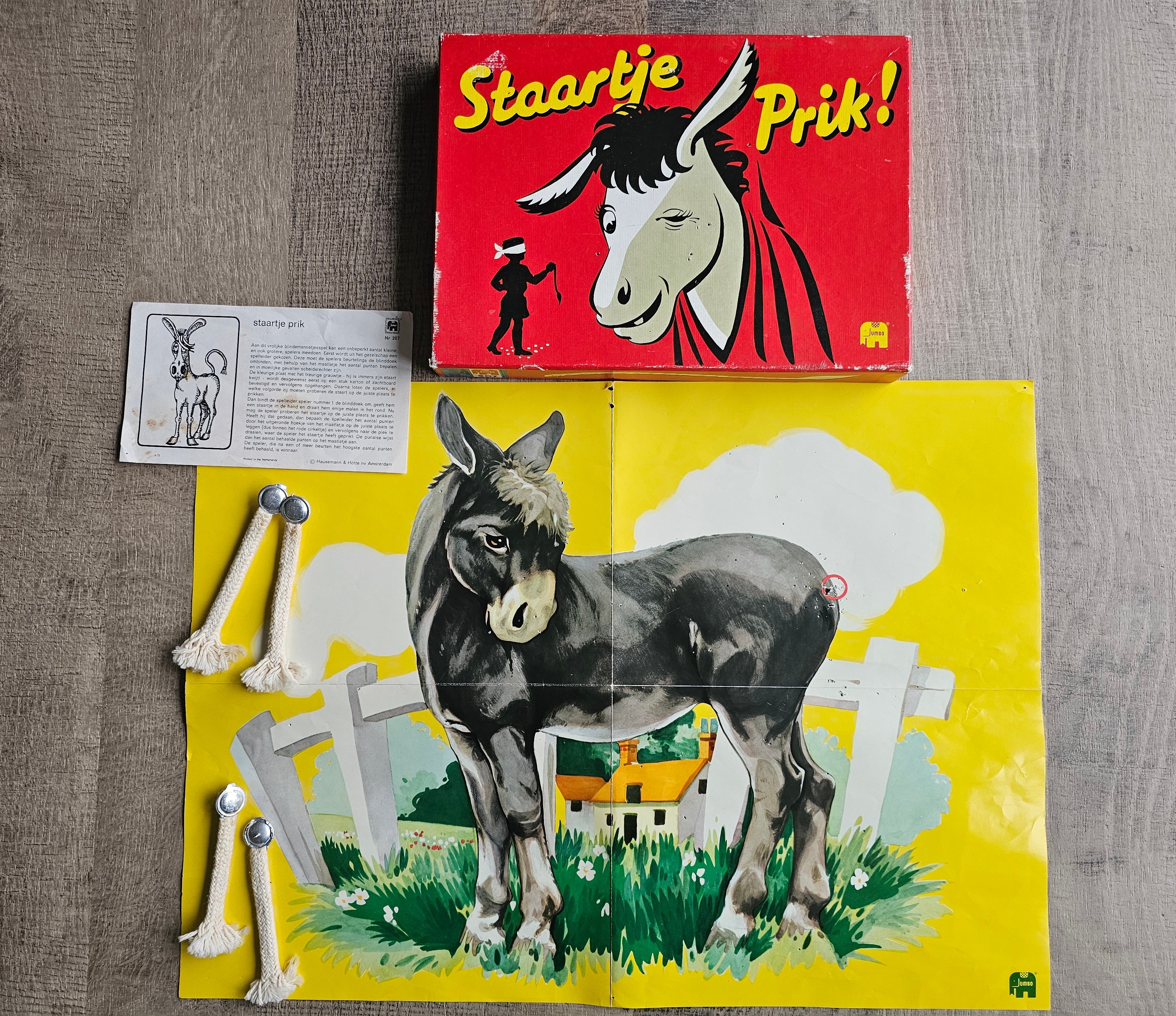 Jumbo Ezeltje prik / staartje prik