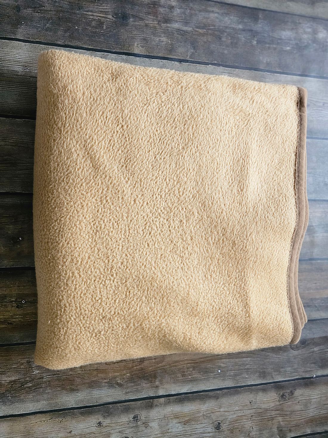 Tetem Dralon bruine / beige deken 230 x 217 cm