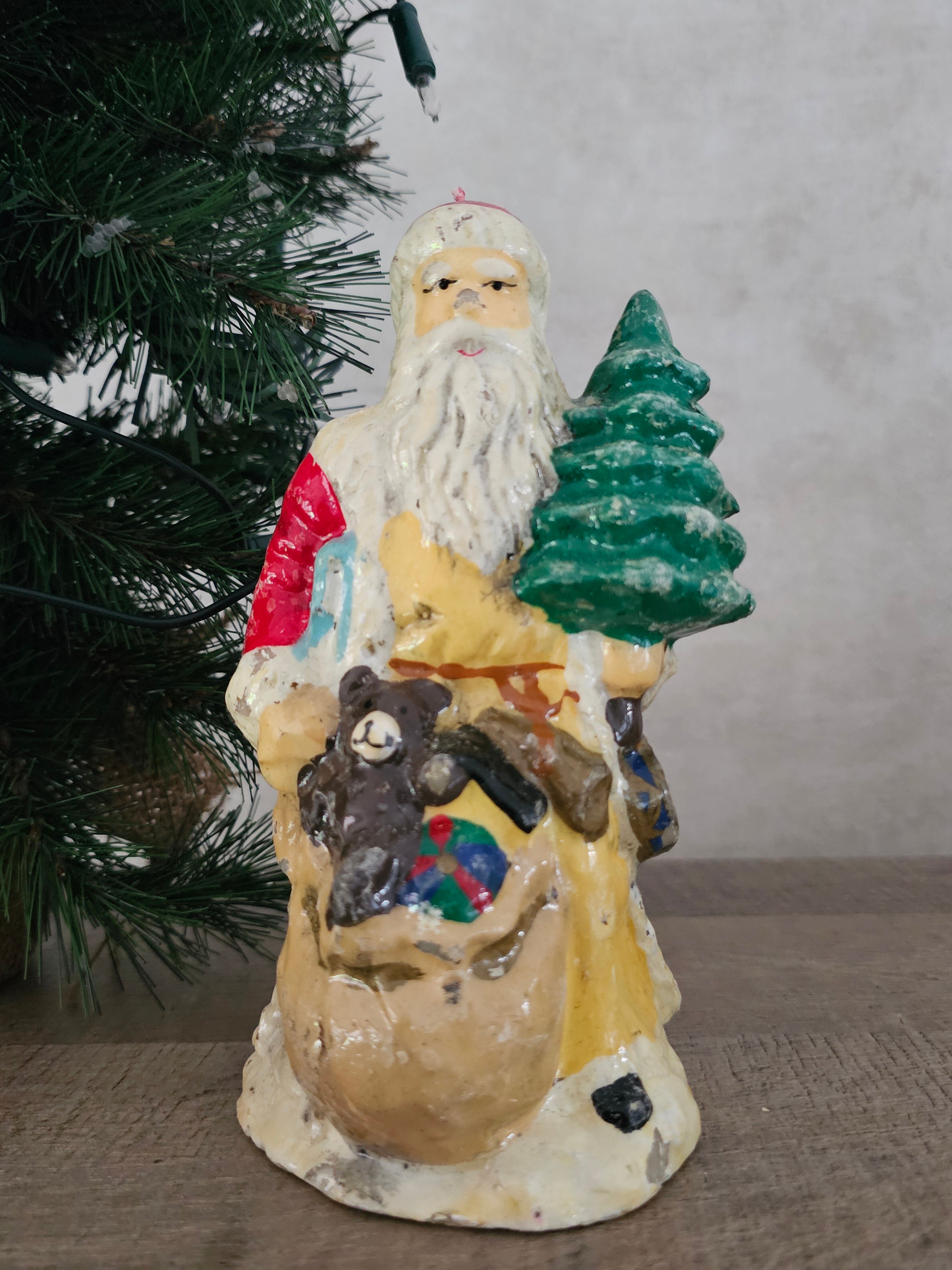 Home Society - Kaars - Kerstkaars - Kerstman - Santa - Goud - 21x14x7cm Home Society - Kaars - Kerstkaars - Kerstman - Santa - Goud - 21x14x7cm