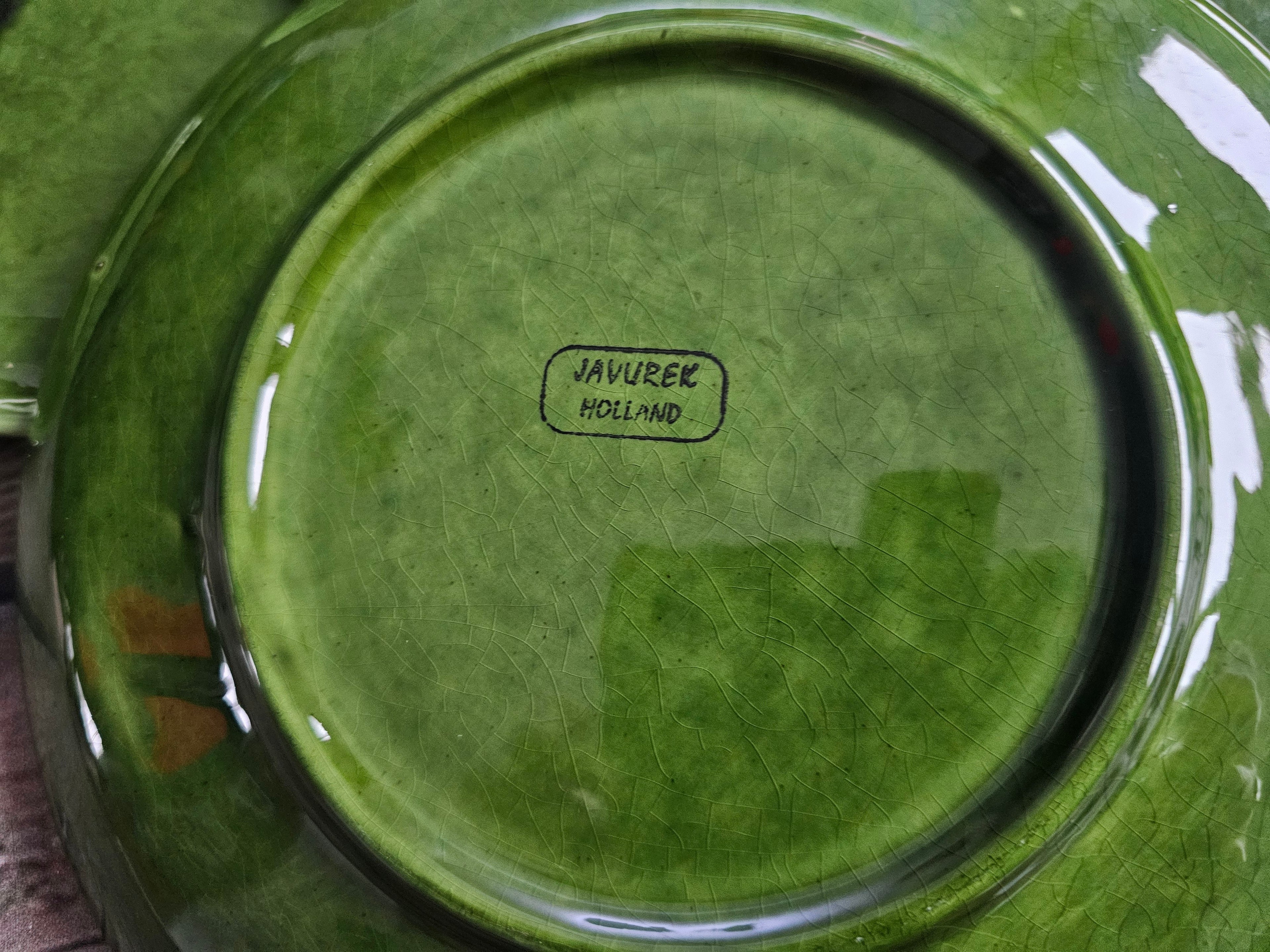 Javurek Holland groene fondue borden