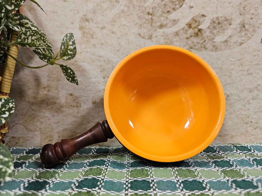 Emsa kunststof snack schaaltje licht oranje