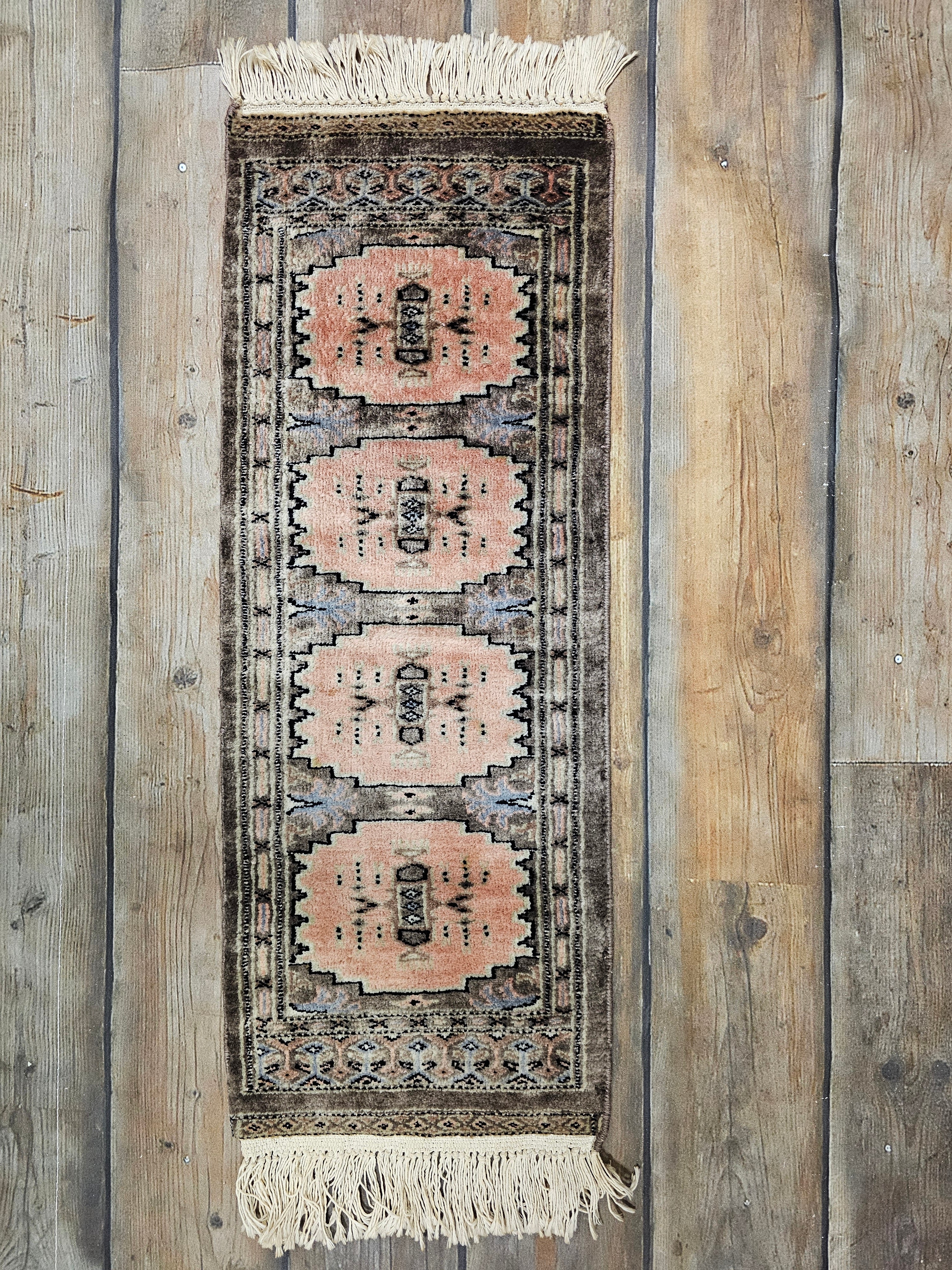 Vintage Perzisch tapijt 100 x 34 cm