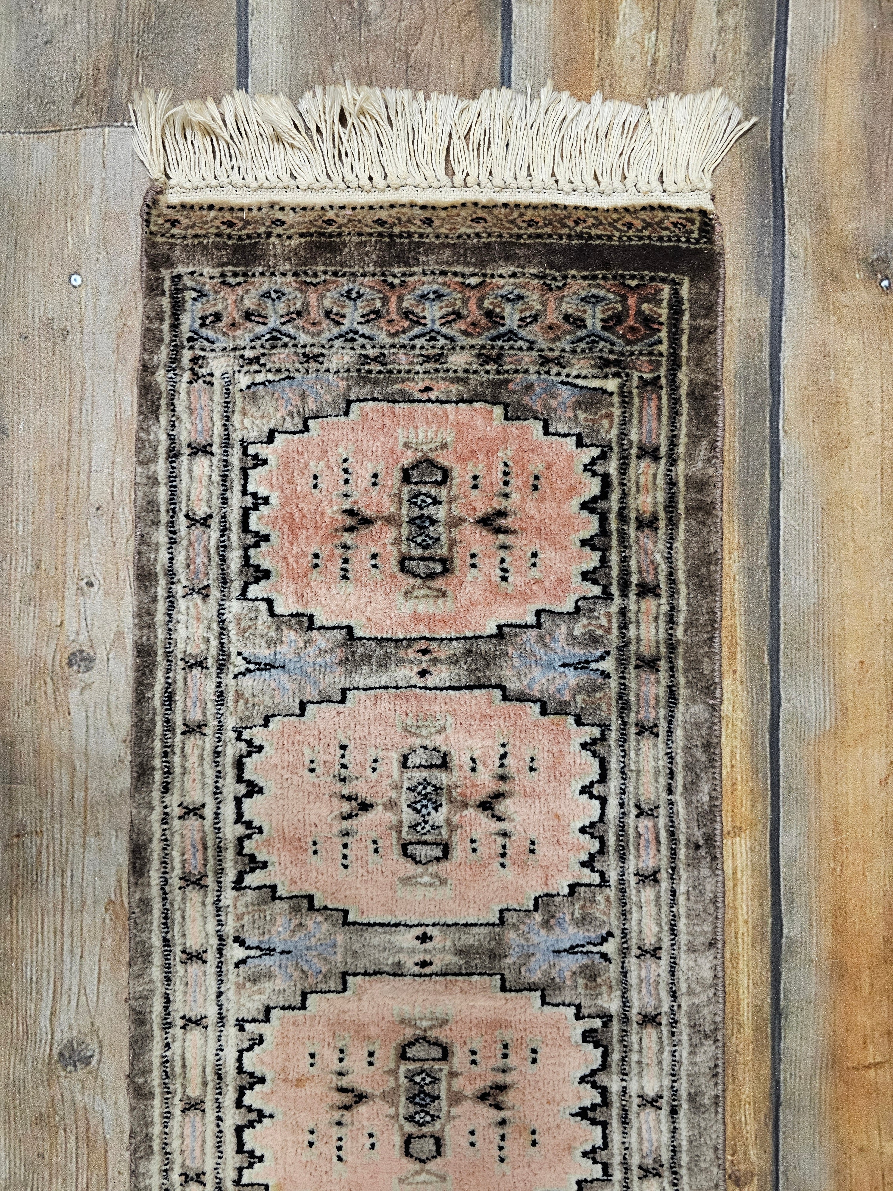 Vintage Perzisch tapijt 100 x 34 cm