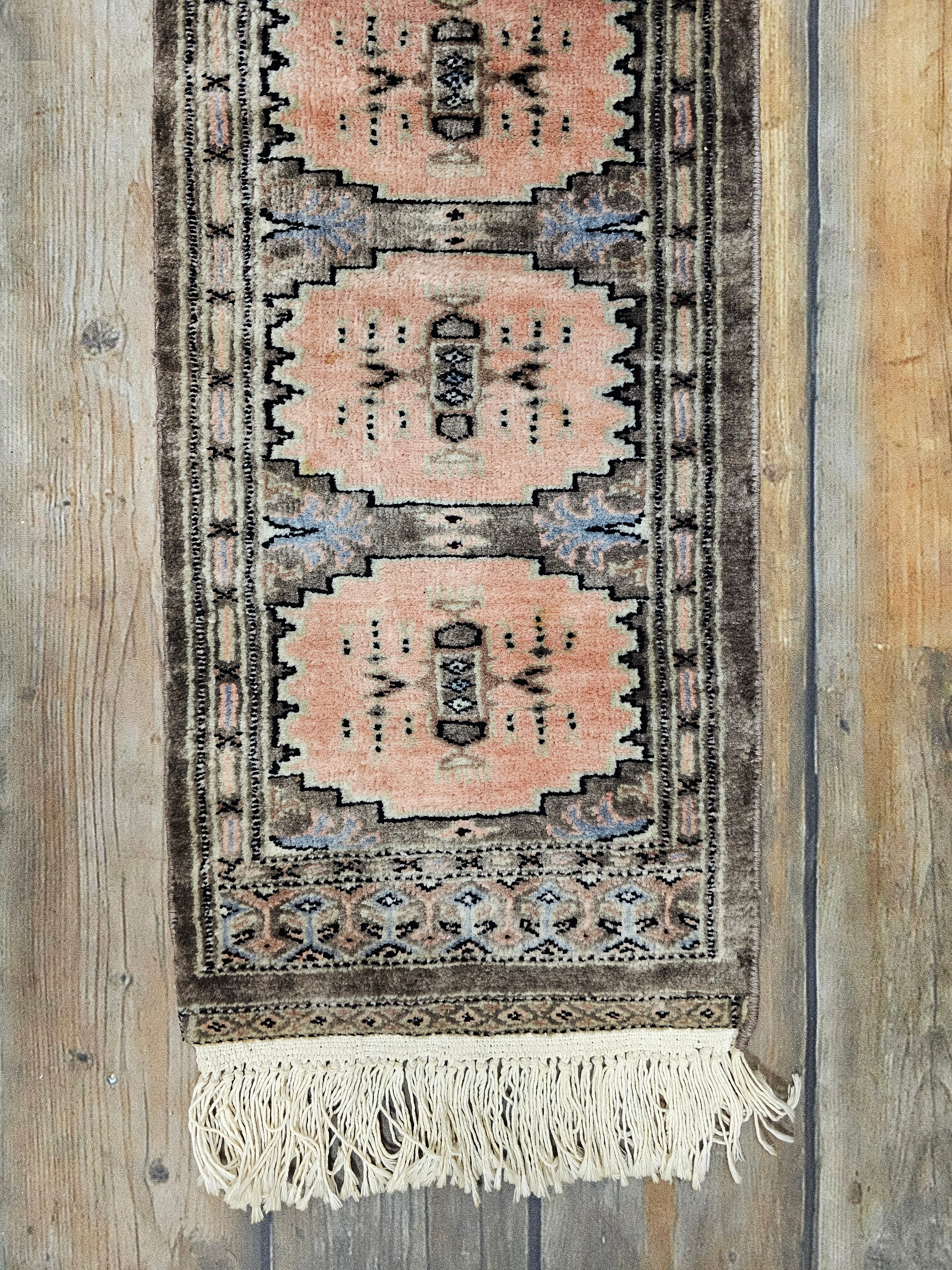 Vintage Perzisch tapijt 100 x 34 cm