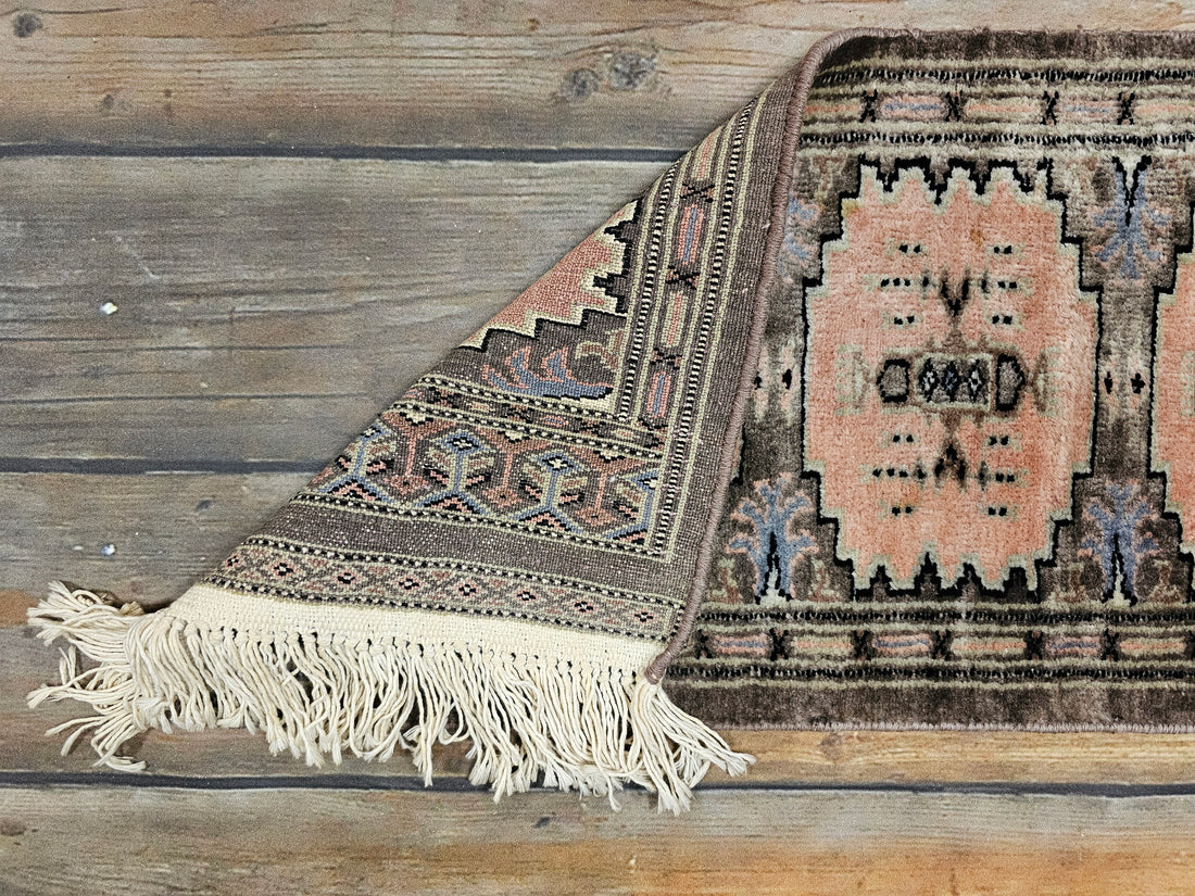 Vintage Perzisch tapijt 100 x 34 cm