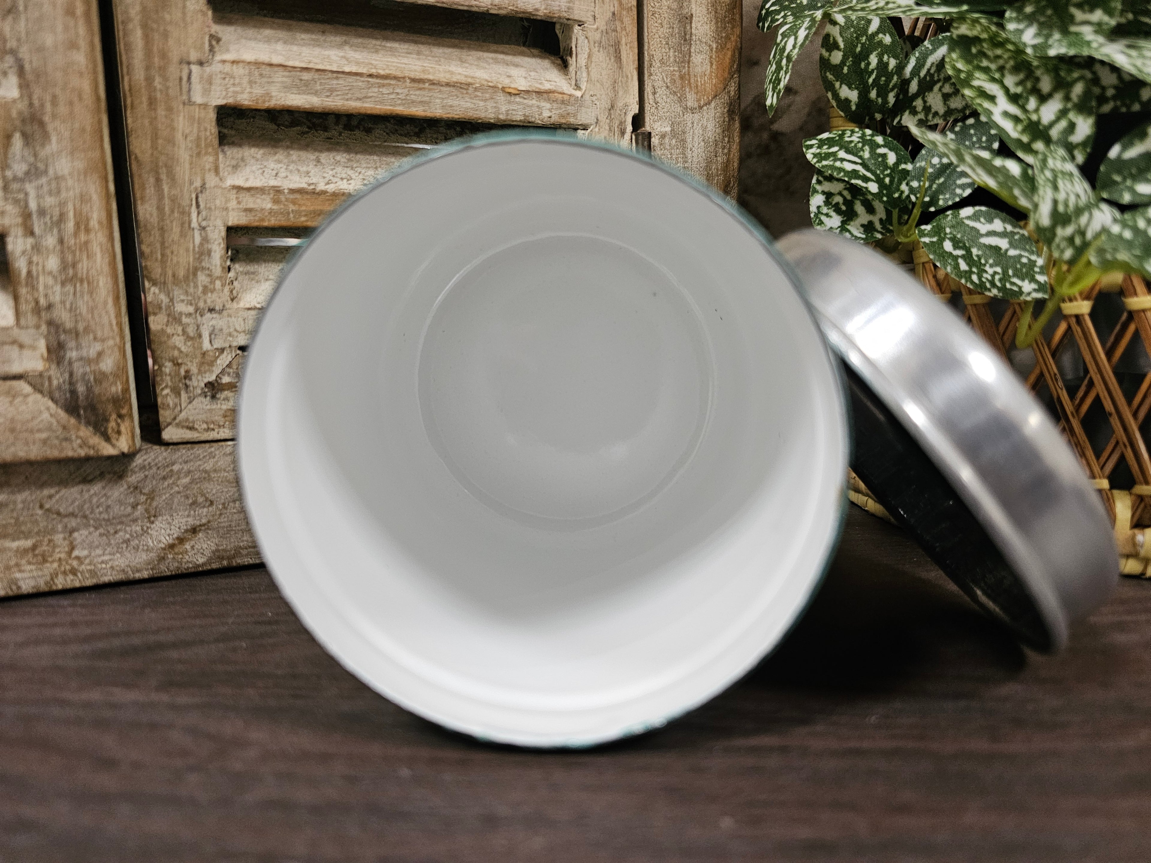 Emaille kleine voorraadbus "Kruiden"