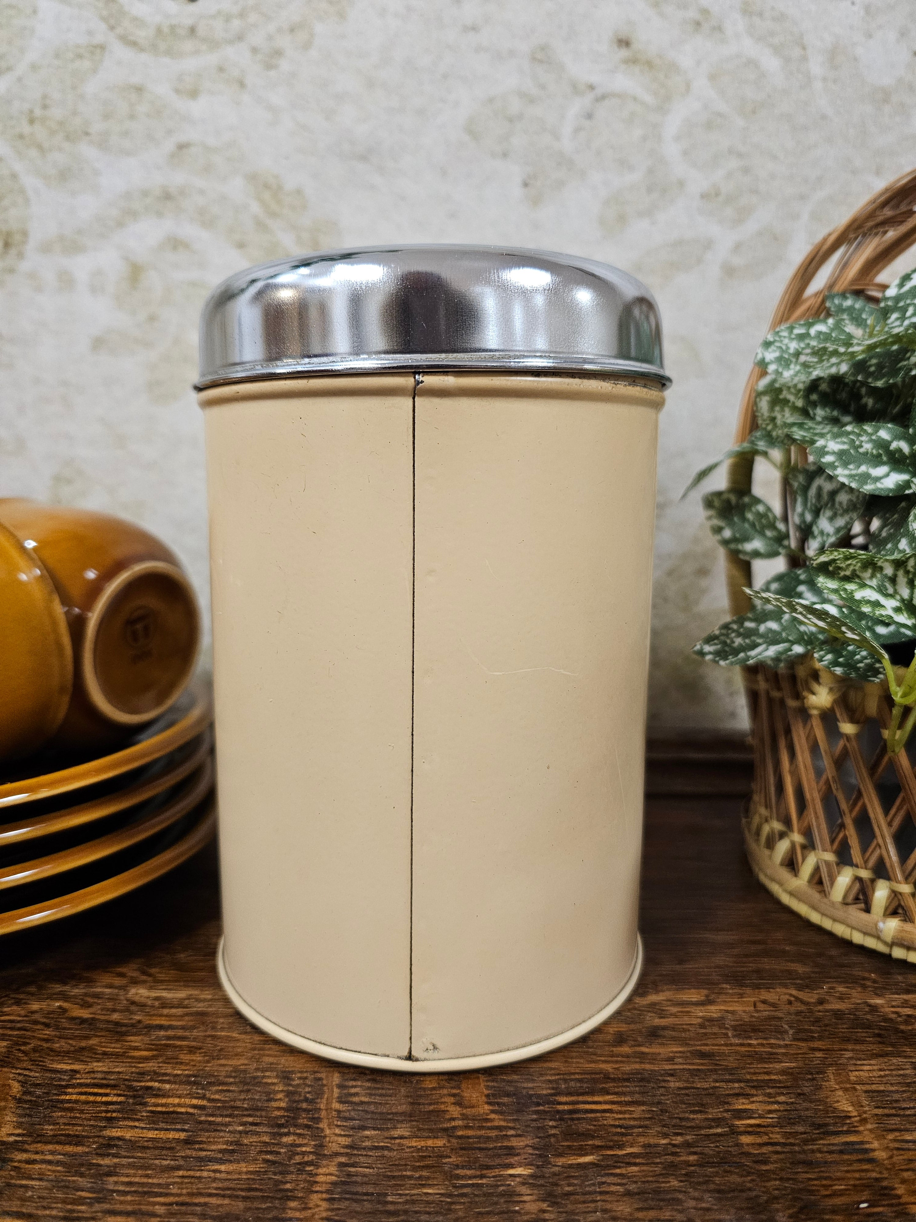 Brabantia cremekleur blik Koffie