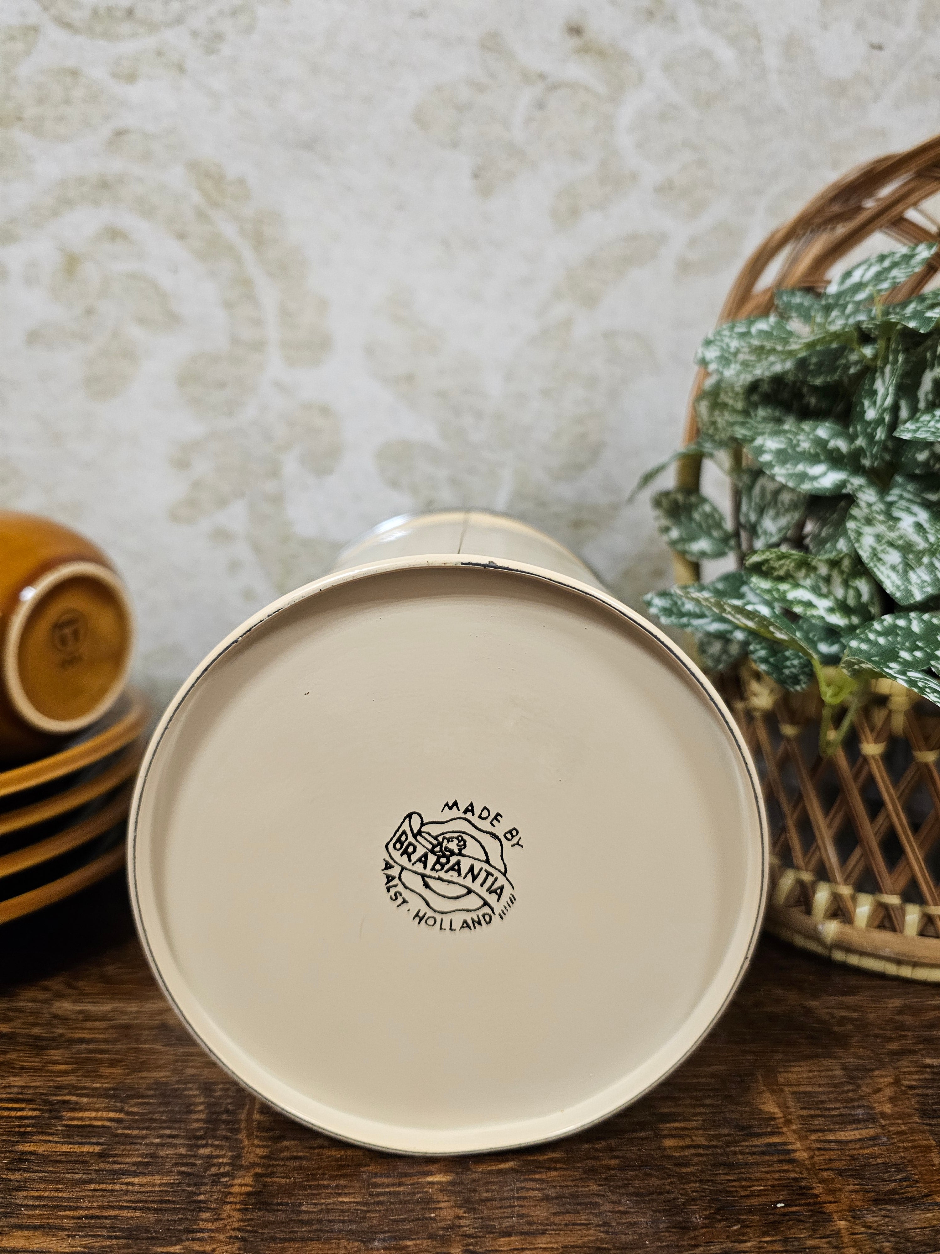 Brabantia cremekleur blik Koffie