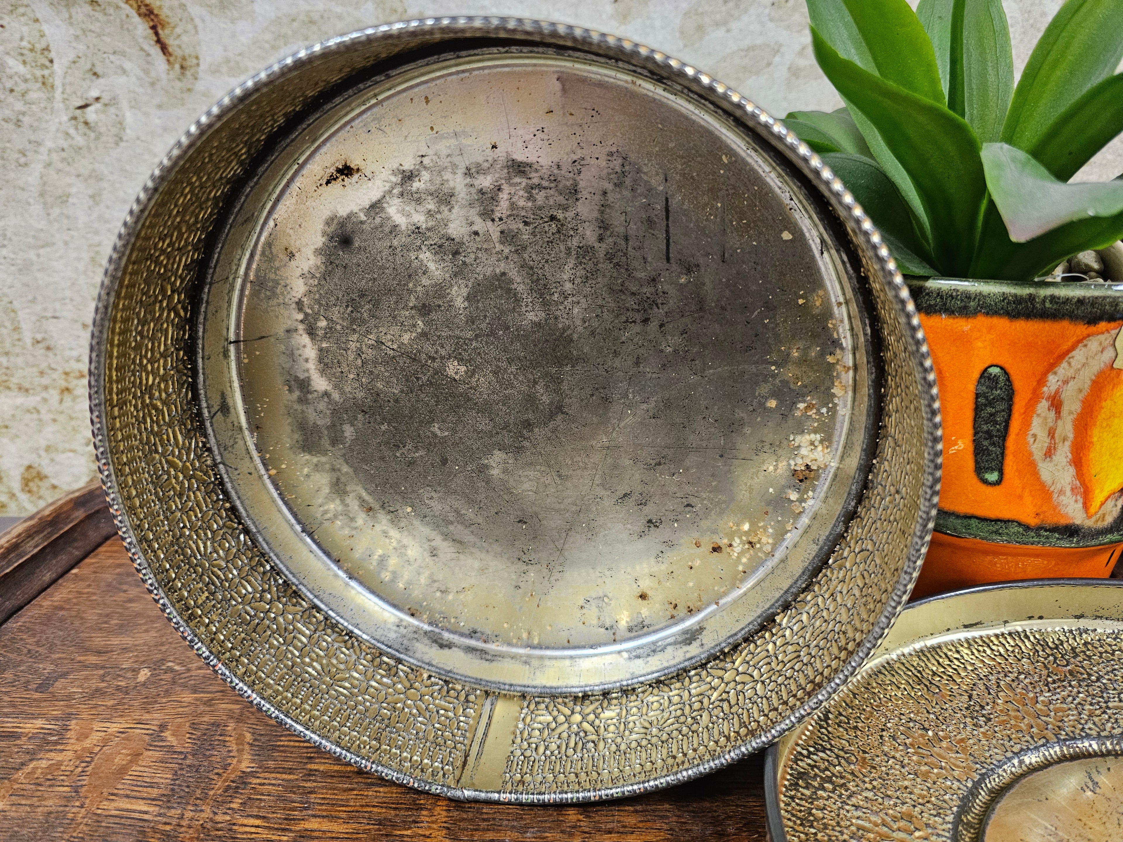 Mozaïek kraaltjes koektrommel blik