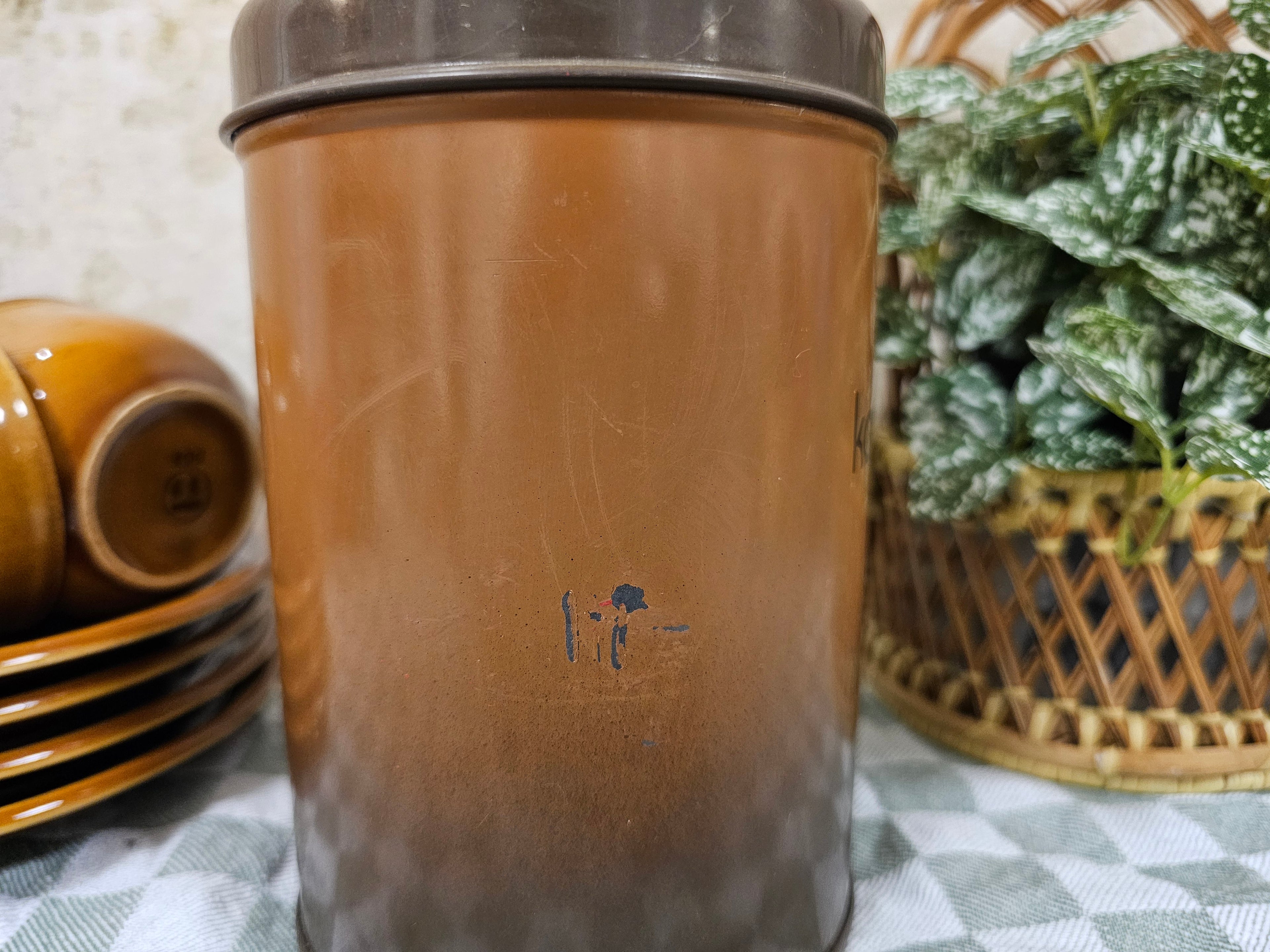 Brabantia shadow brown blik "koffie"