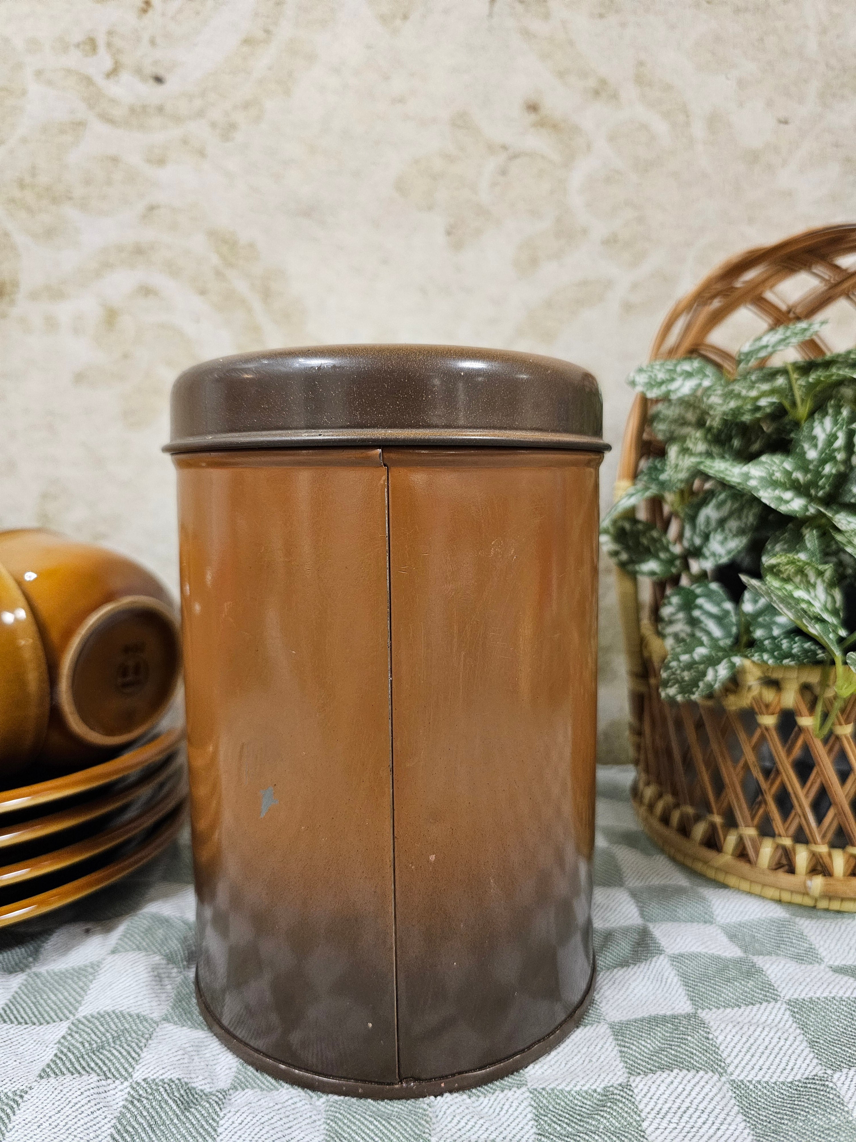 Brabantia shadow brown blik "koffie"
