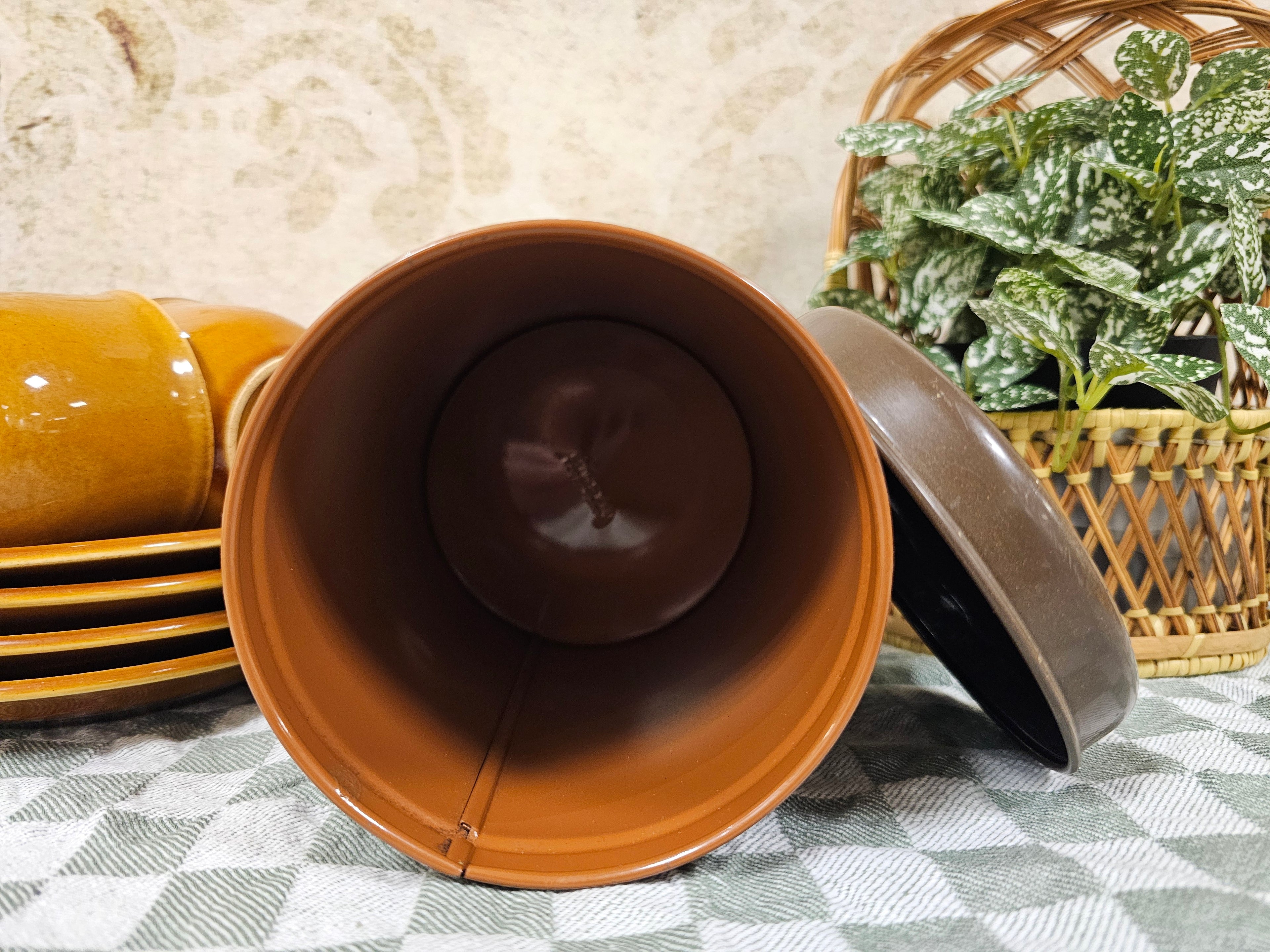 Brabantia shadow brown blik "koffie"